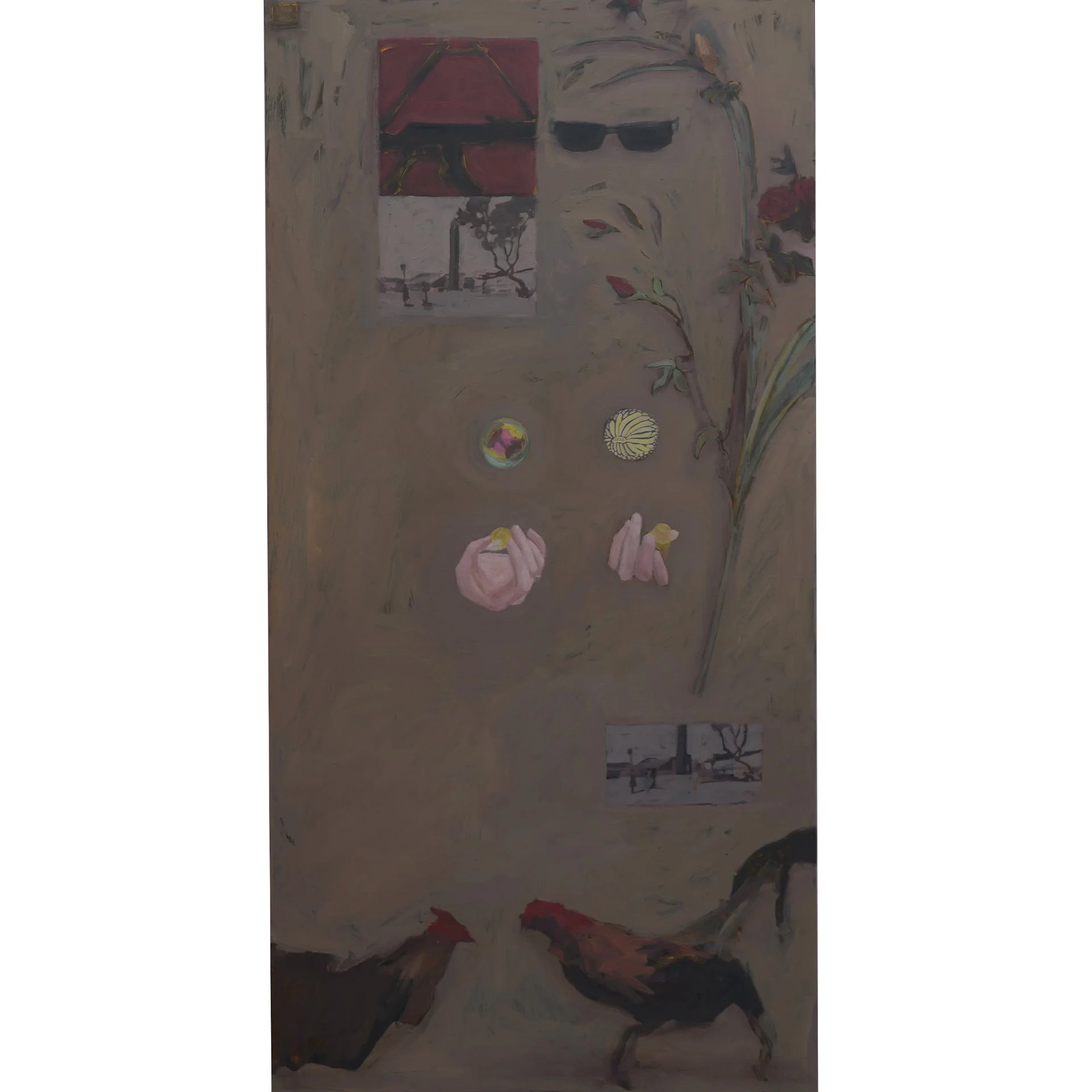 'MAP FOR THE TERRAIN'
Oil paint on canvas, 27 x 54”, 2026