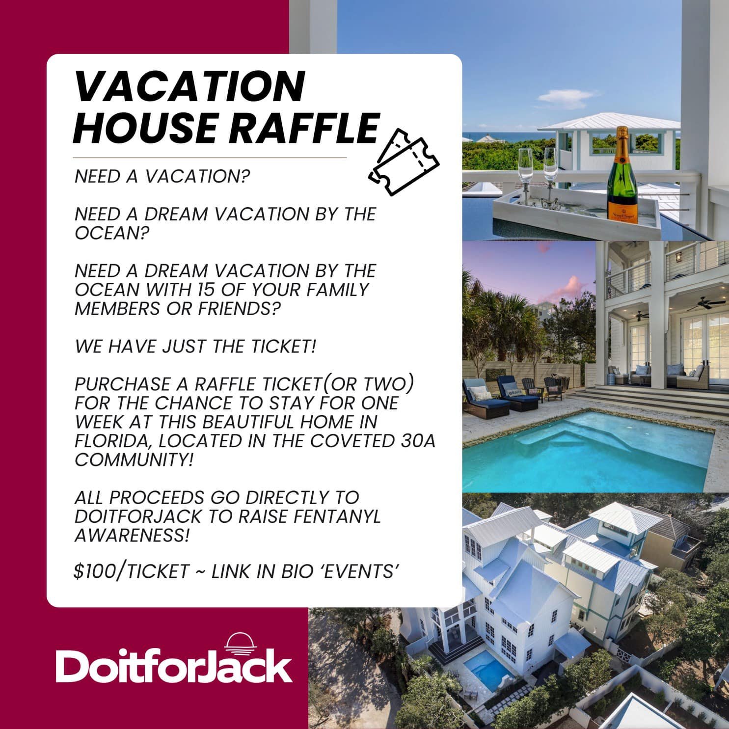 Who needs a vacation? 🙋&zwj;♀️

Thank you to a generous supporter of the foundation for sharing your beautiful home with us! 

Can&rsquo;t make the June party- here is great way to support us.

Link for tickets is in bio &lsquo;events&rsquo;!

#doit
