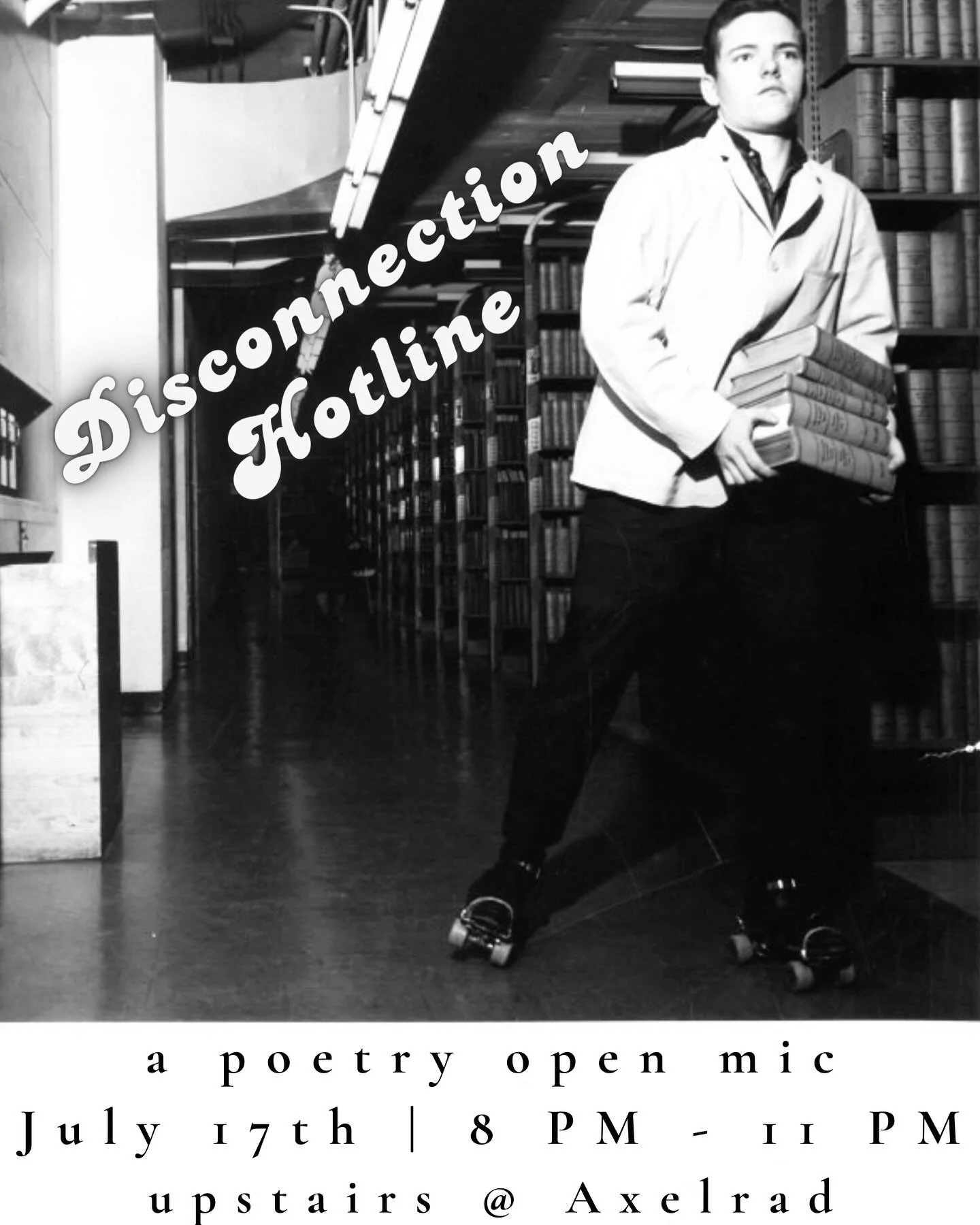Howdy yall 💕 we&rsquo;re gonna be at @axelradhouston upstairs this month on Wednesday, July 17th! 
Come on out and read your poems, your fiction, your journal, whatever you want just come have a good time (and tip your bartenders) 💓

OPEN MIC POETR