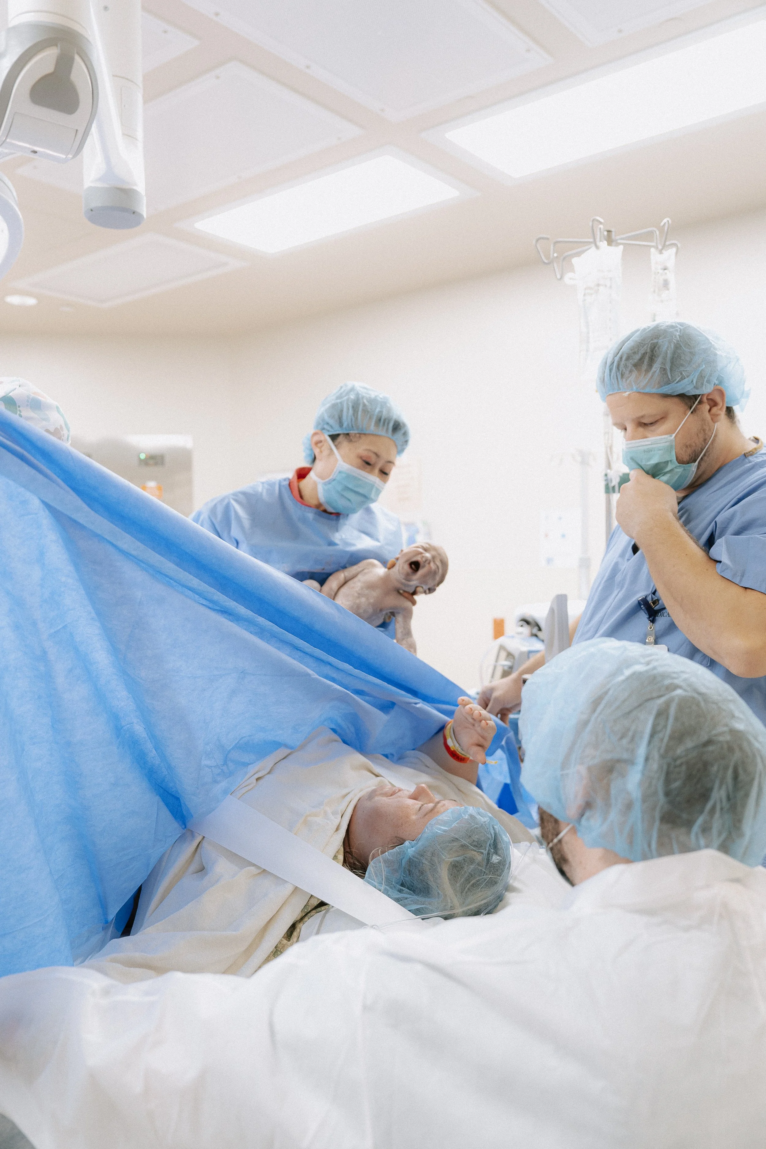 C Section Austin Birth Photographer