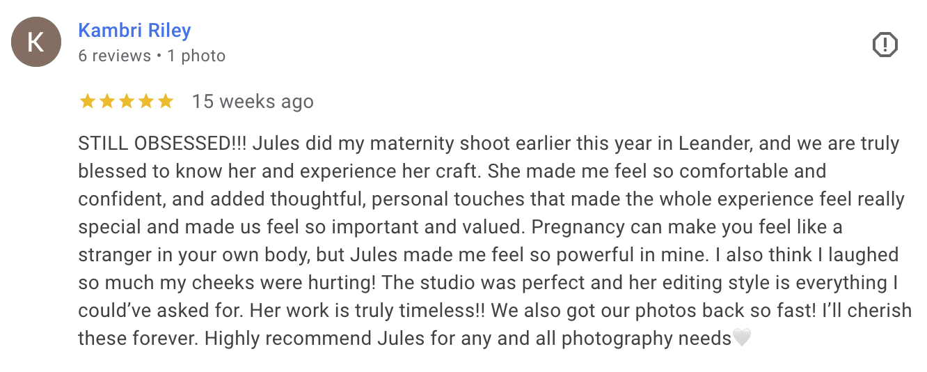 North Austin Studio Lifestyle Maternity Photographer