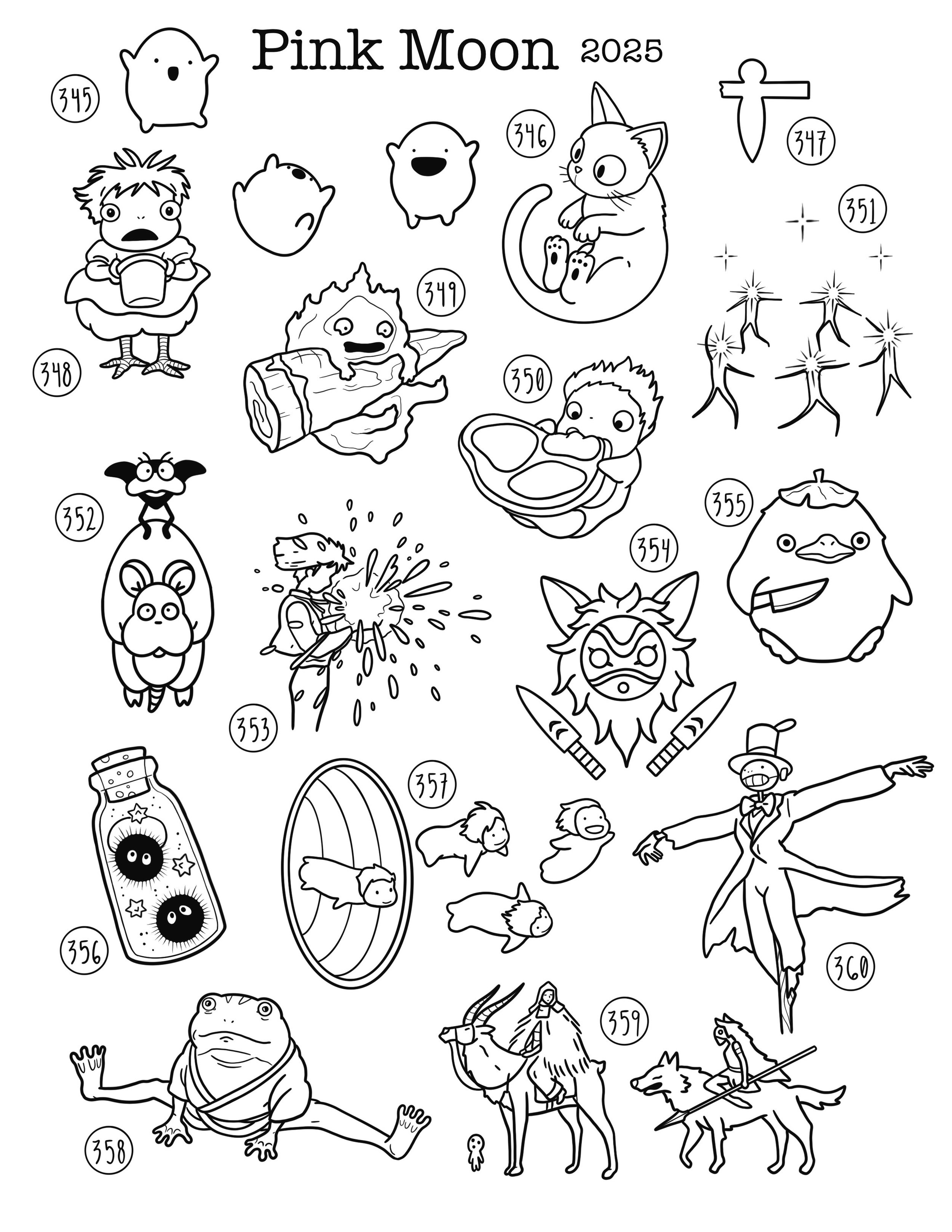 Available Flash Designs by Katya @peachdoestattoos