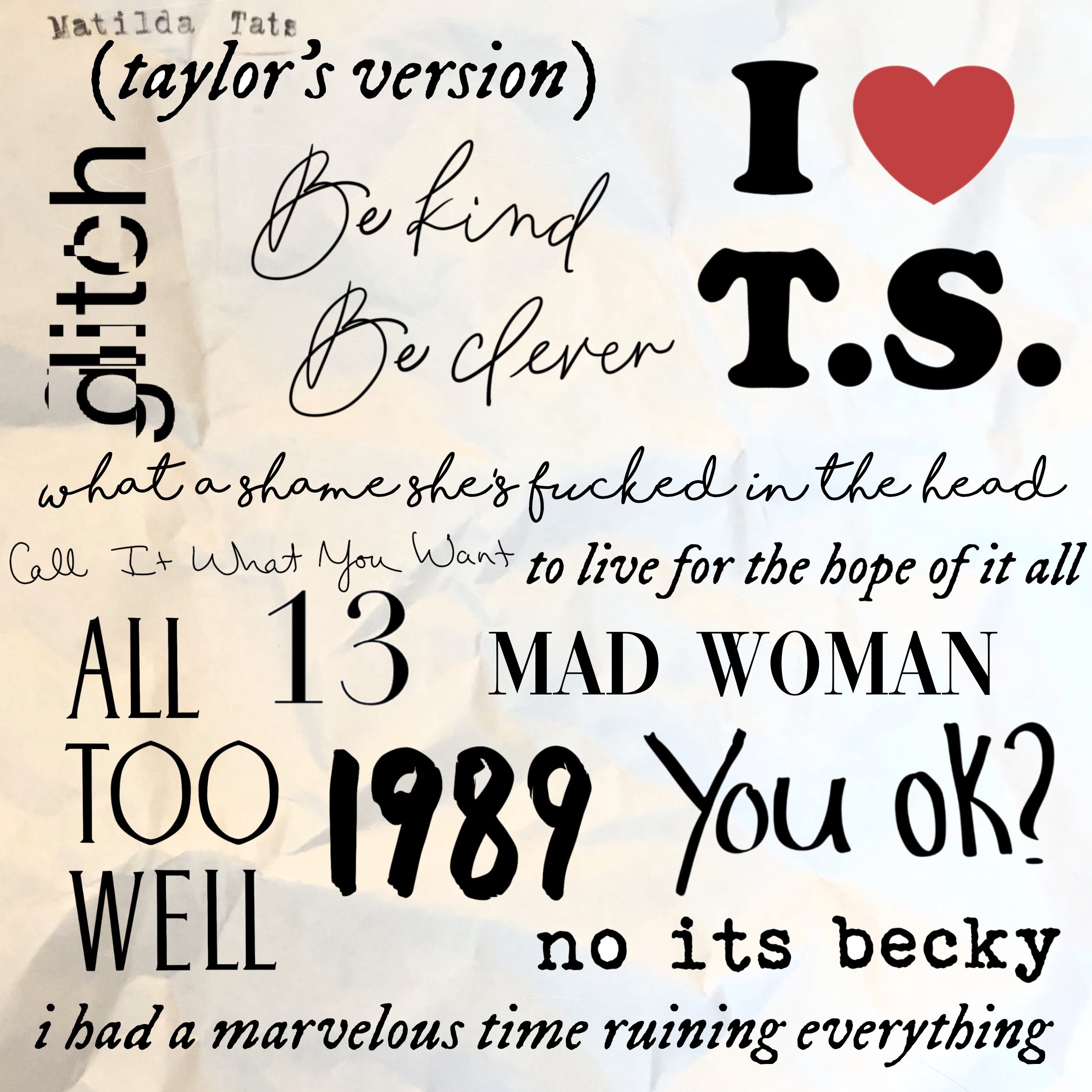MatildaTatsBirdhouseTattooPortlandORTaylorSwiftTextScriptFlash.JPG
