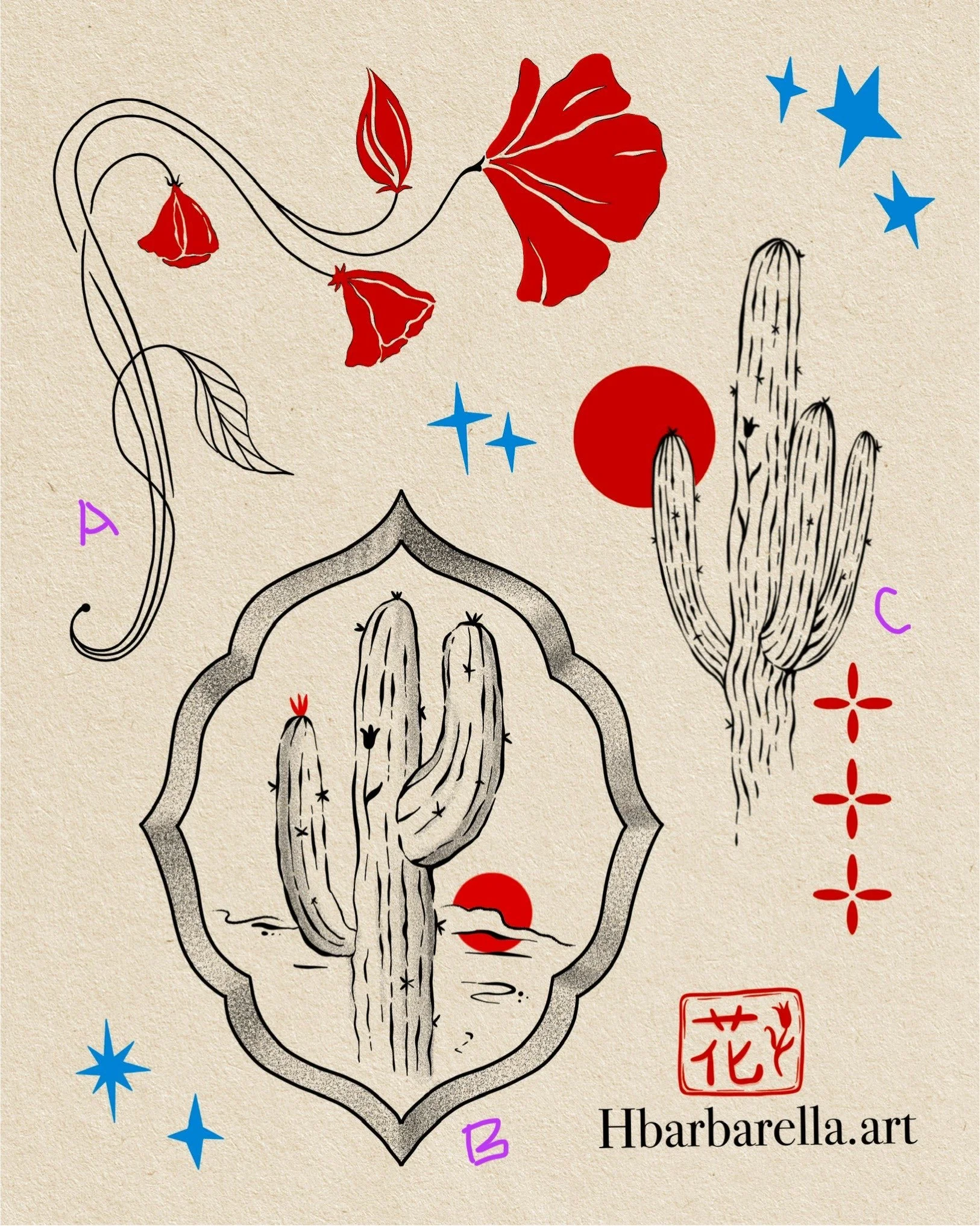 Available flash by @hbarbarella.art