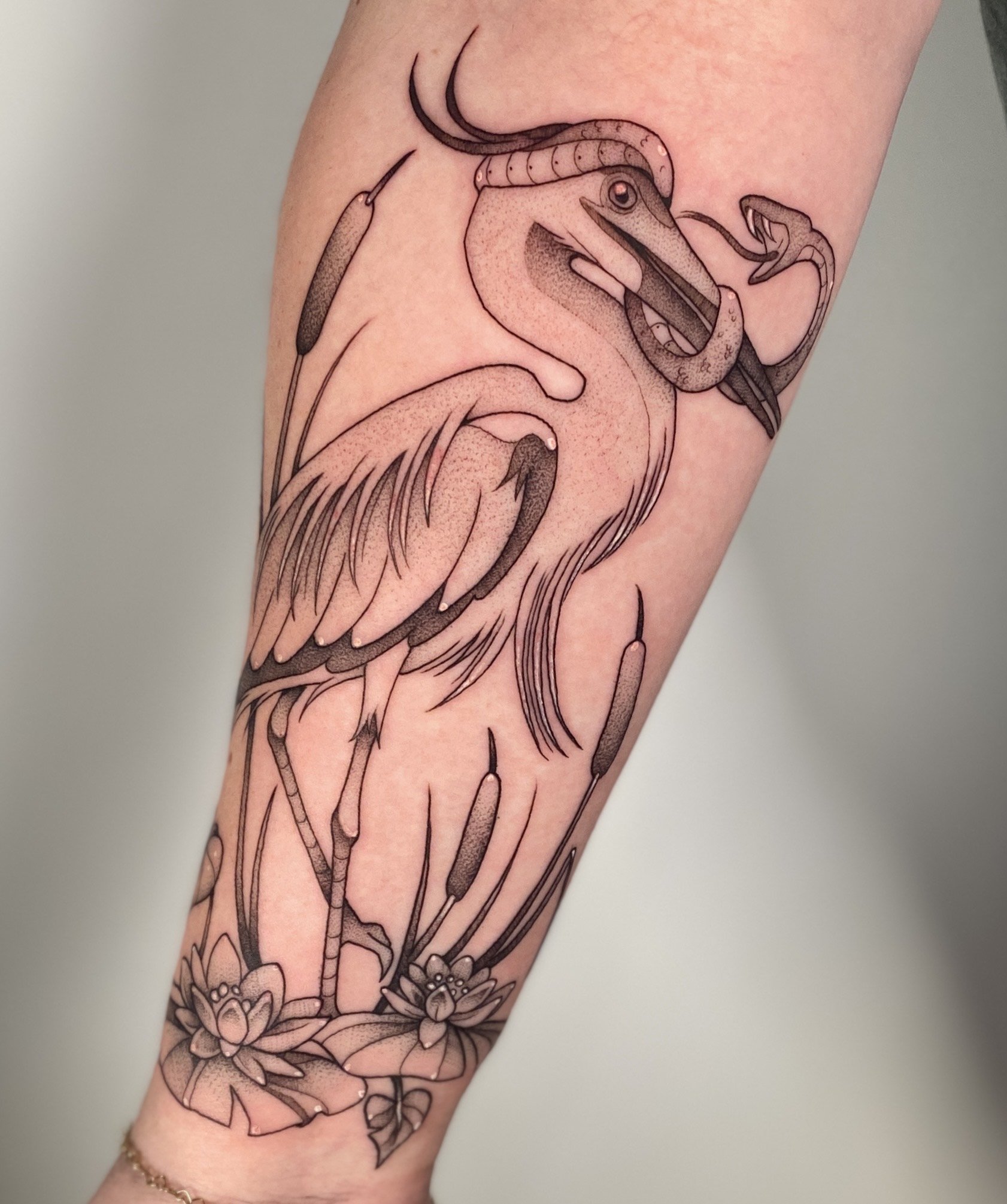 Tattoo by Conner @deerbatstats at Birdhouse Tattoo in Portland, Ore