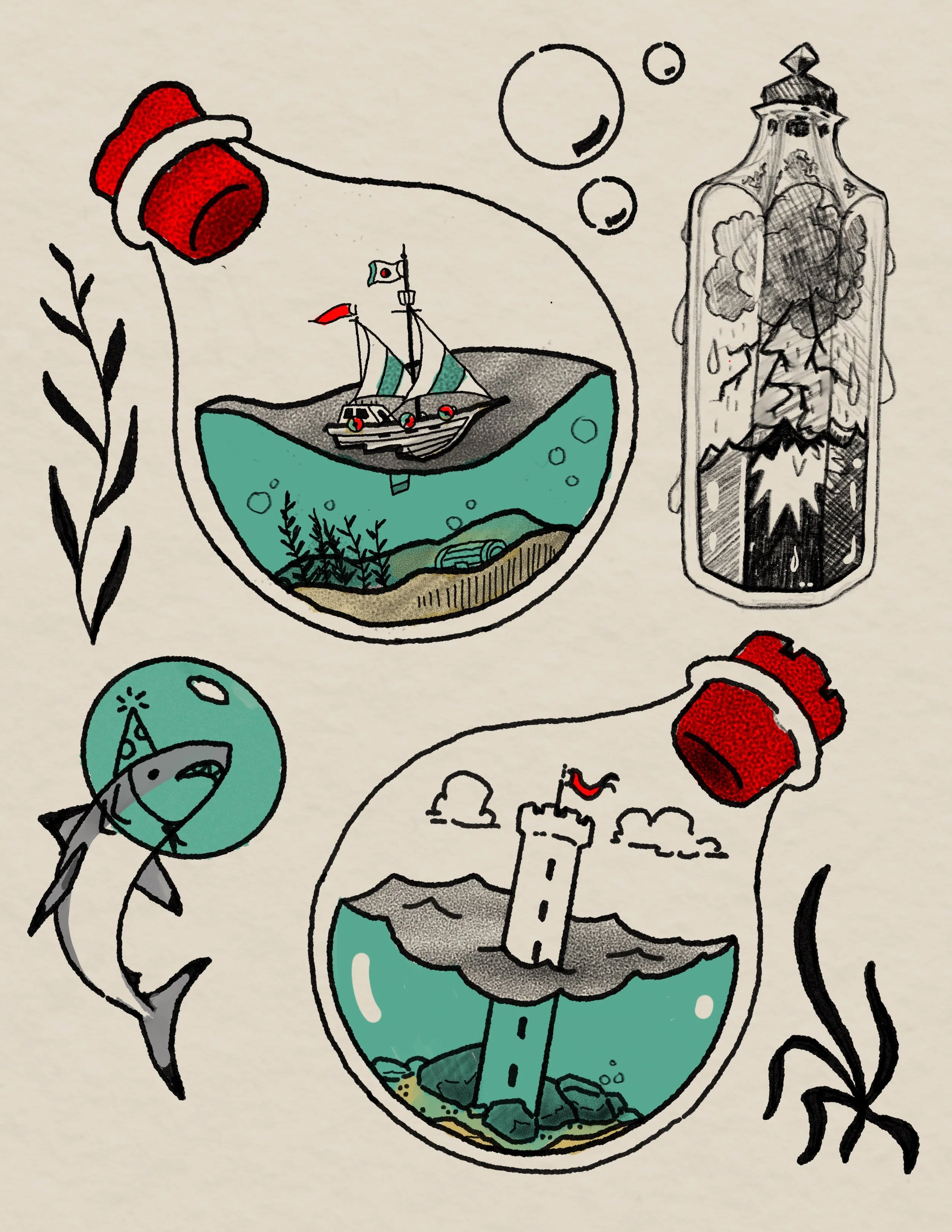 Available Flash by Mitchell @teebirdtattoo