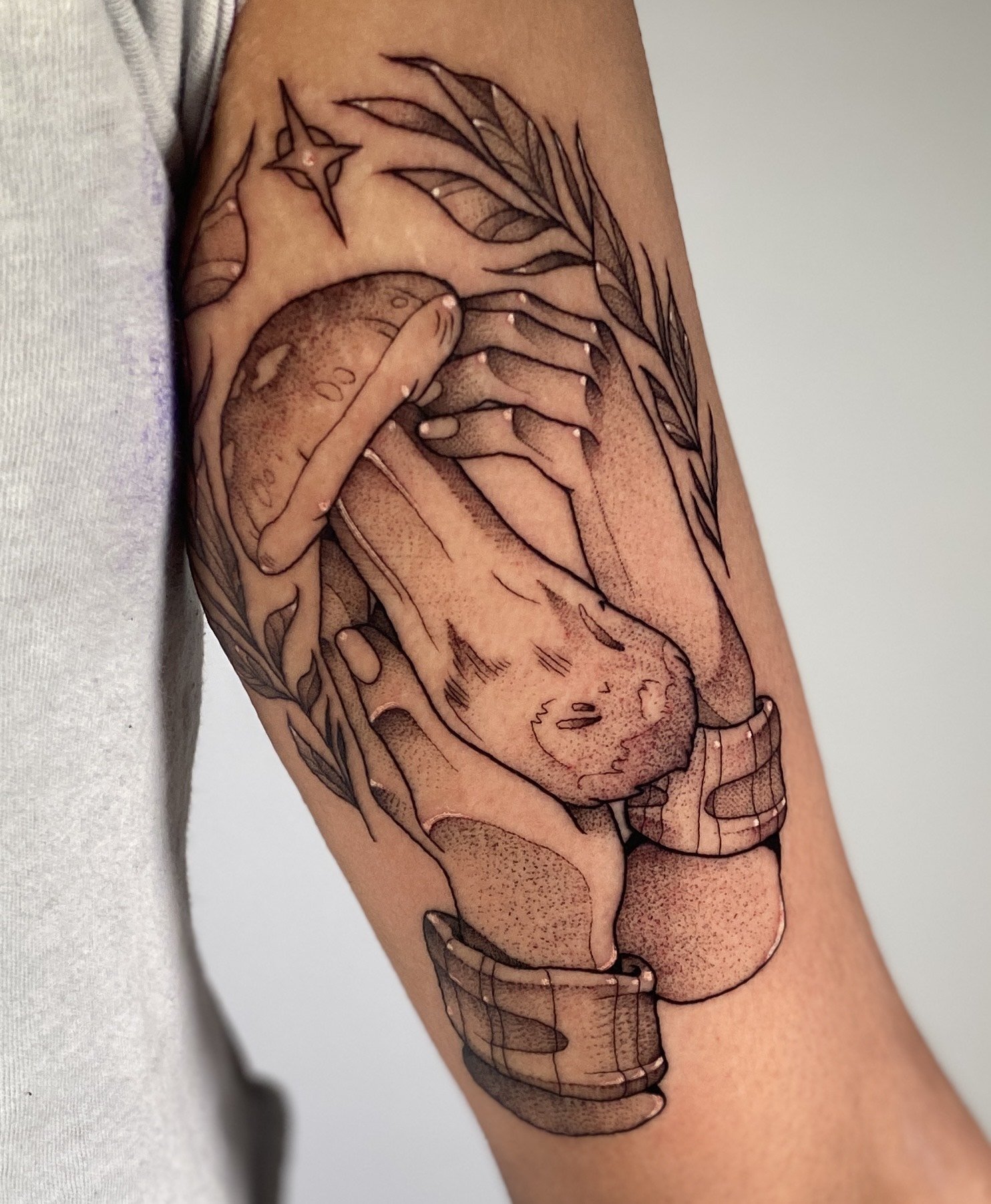 Tattoo by Conner @deerbatstats at Birdhouse Tattoo in Portland, Ore