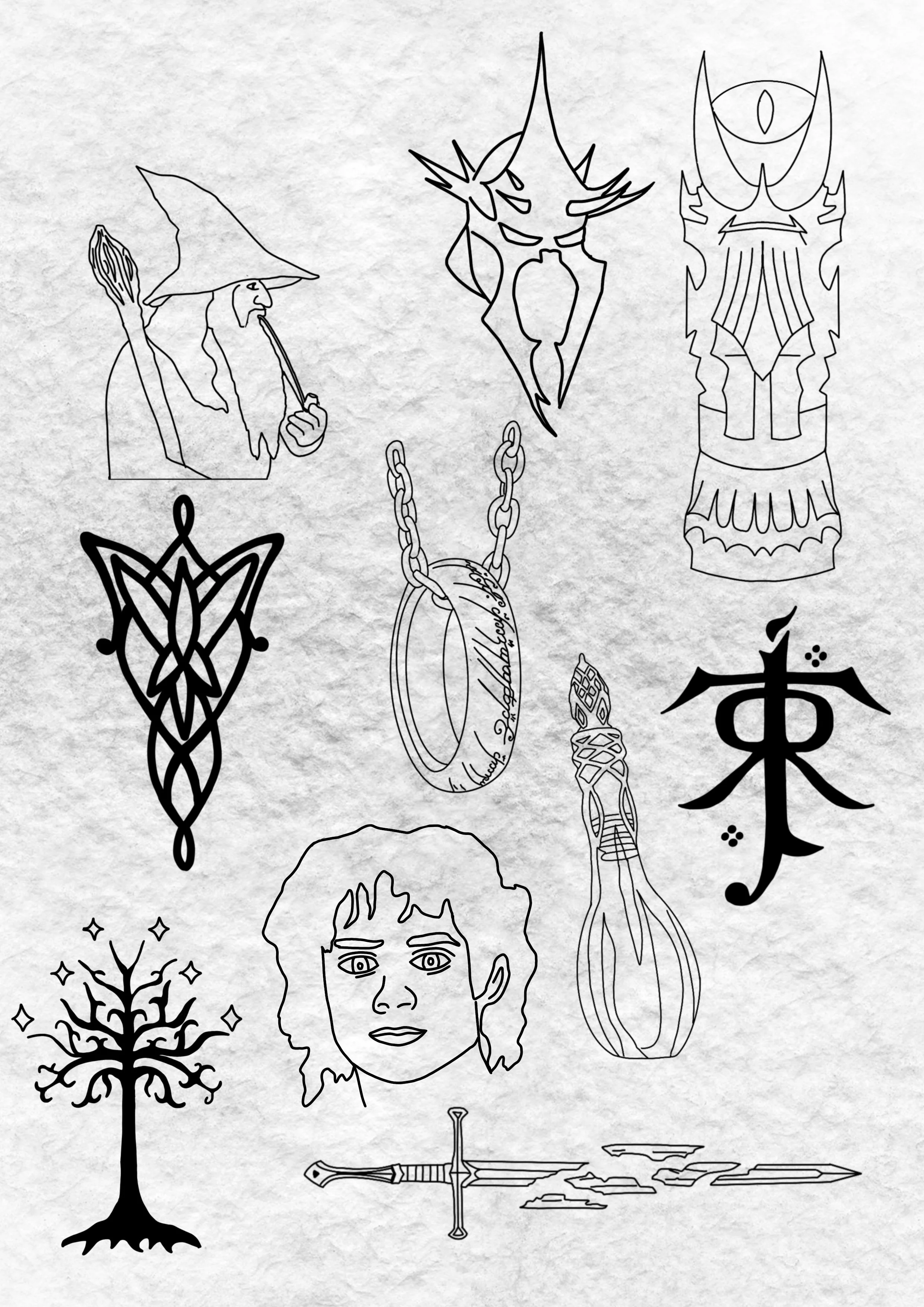 Available flash by Pedro @tattoosbyps