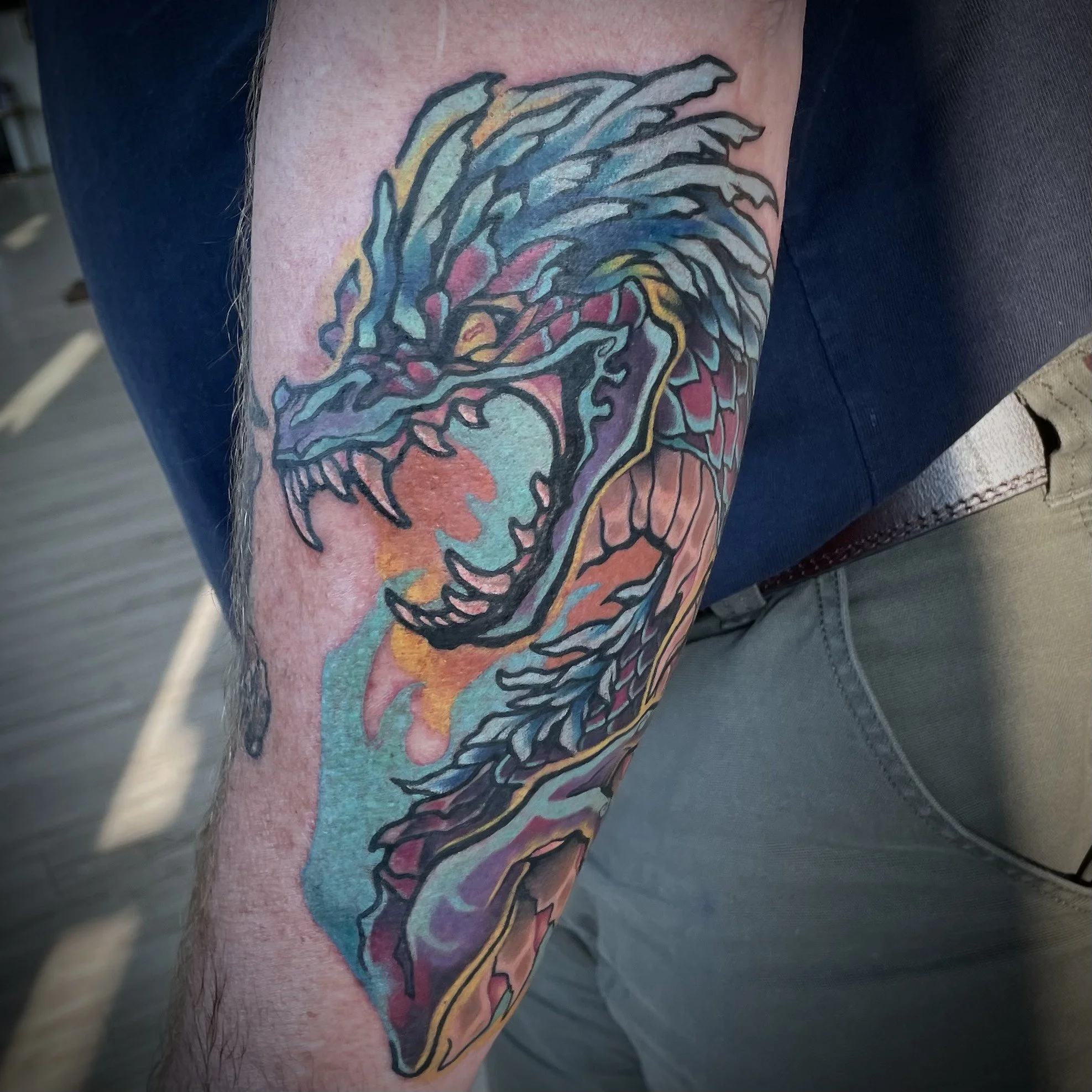 Tattoo by Brianna @darkwood.tattoos at Birdhouse Portland, Or