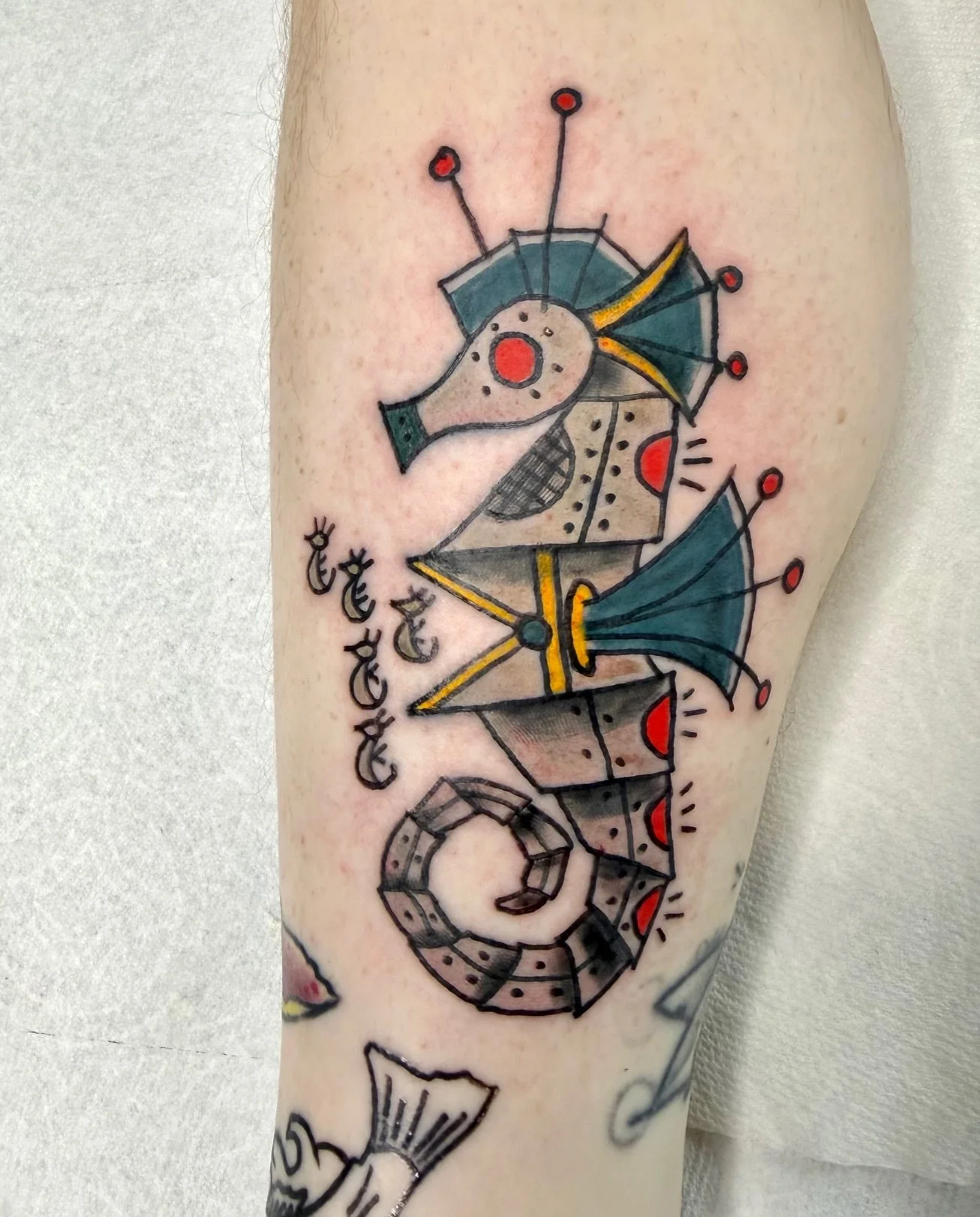 Tattoo by Justin @juicyjuice.tattoo at Birdhouse Tattoo in Portland, Oregon