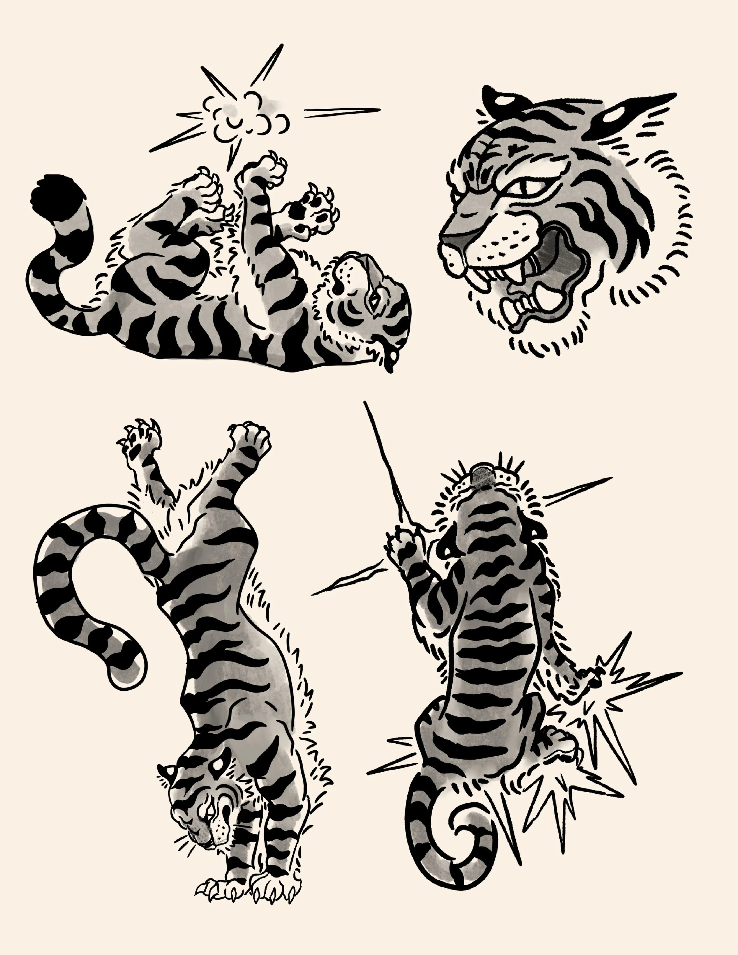 Available Flash by Mitchell @teebirdtattoo