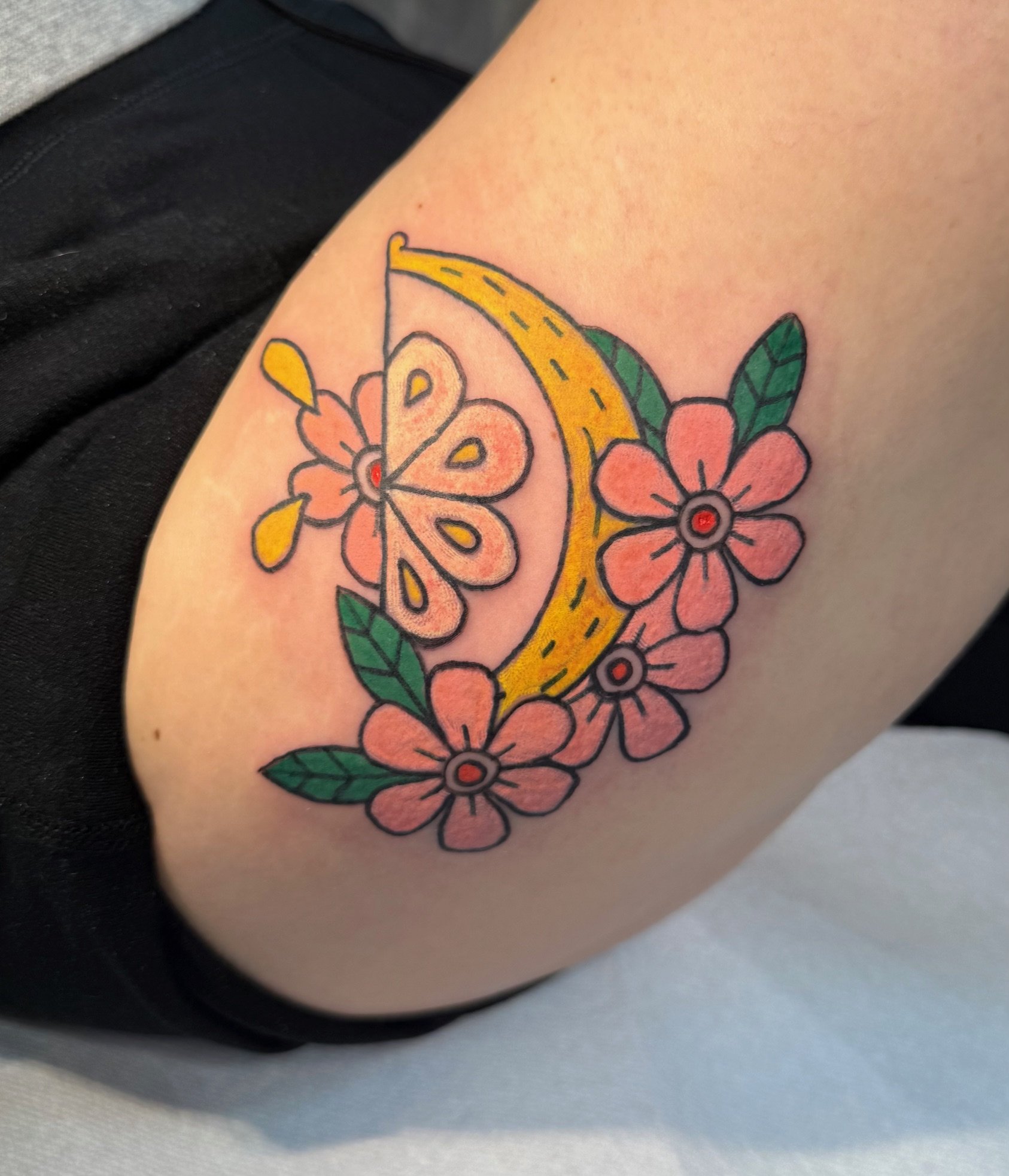 Tattoo by Justin @juicyjuice.tattoo at Birdhouse Tattoo in Portland, Oregon