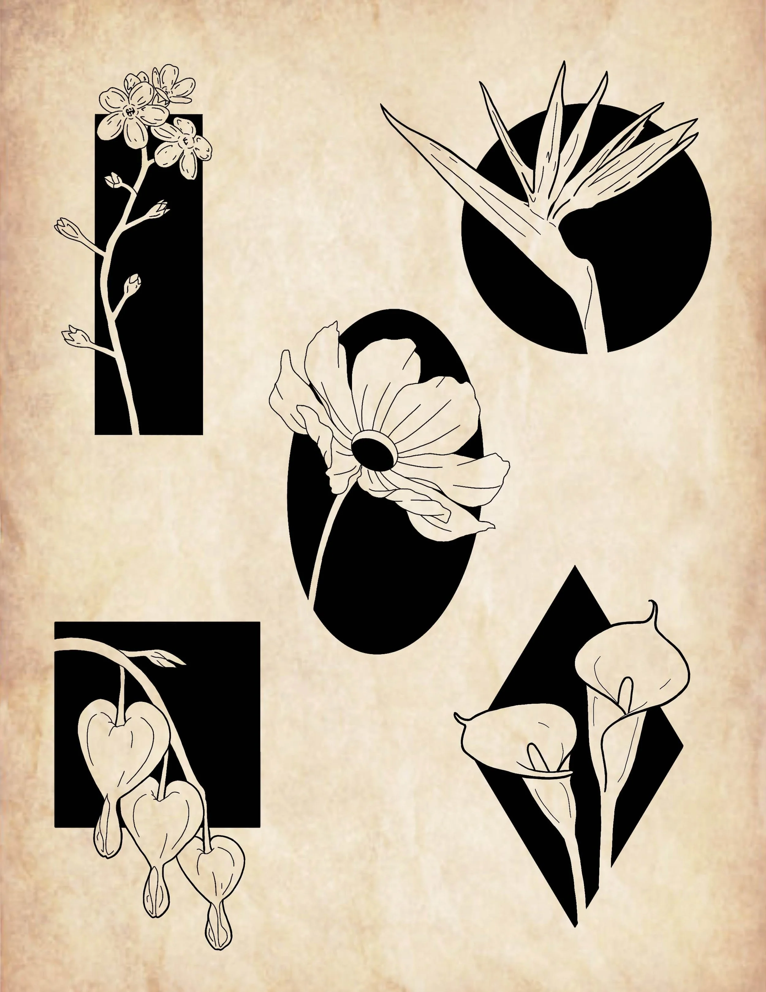 Available Flash Designs by Mayra @lunarlarcenist