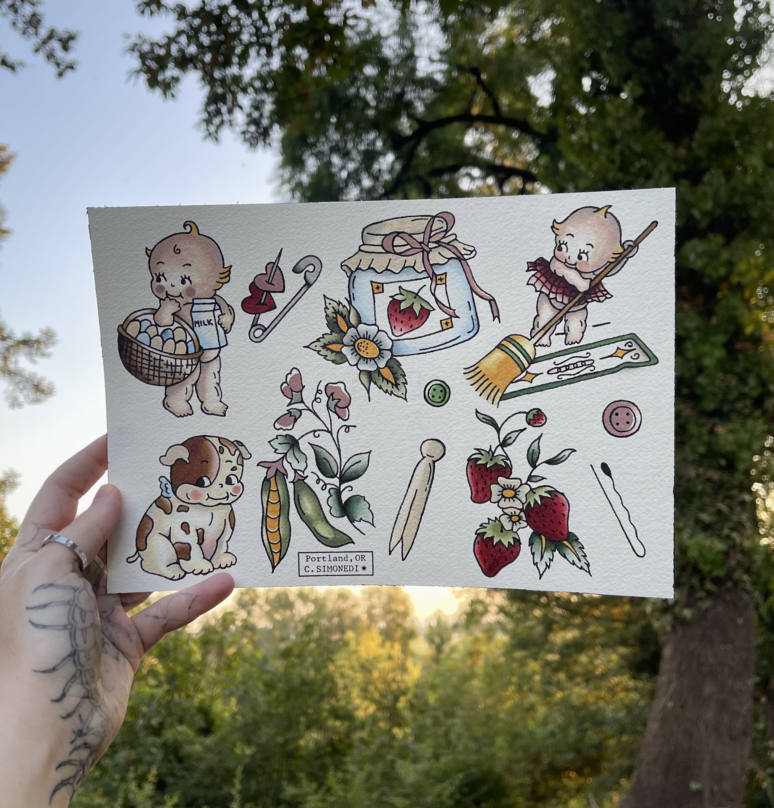 Available Flash Designs by Crysta @your.bloodytattoo