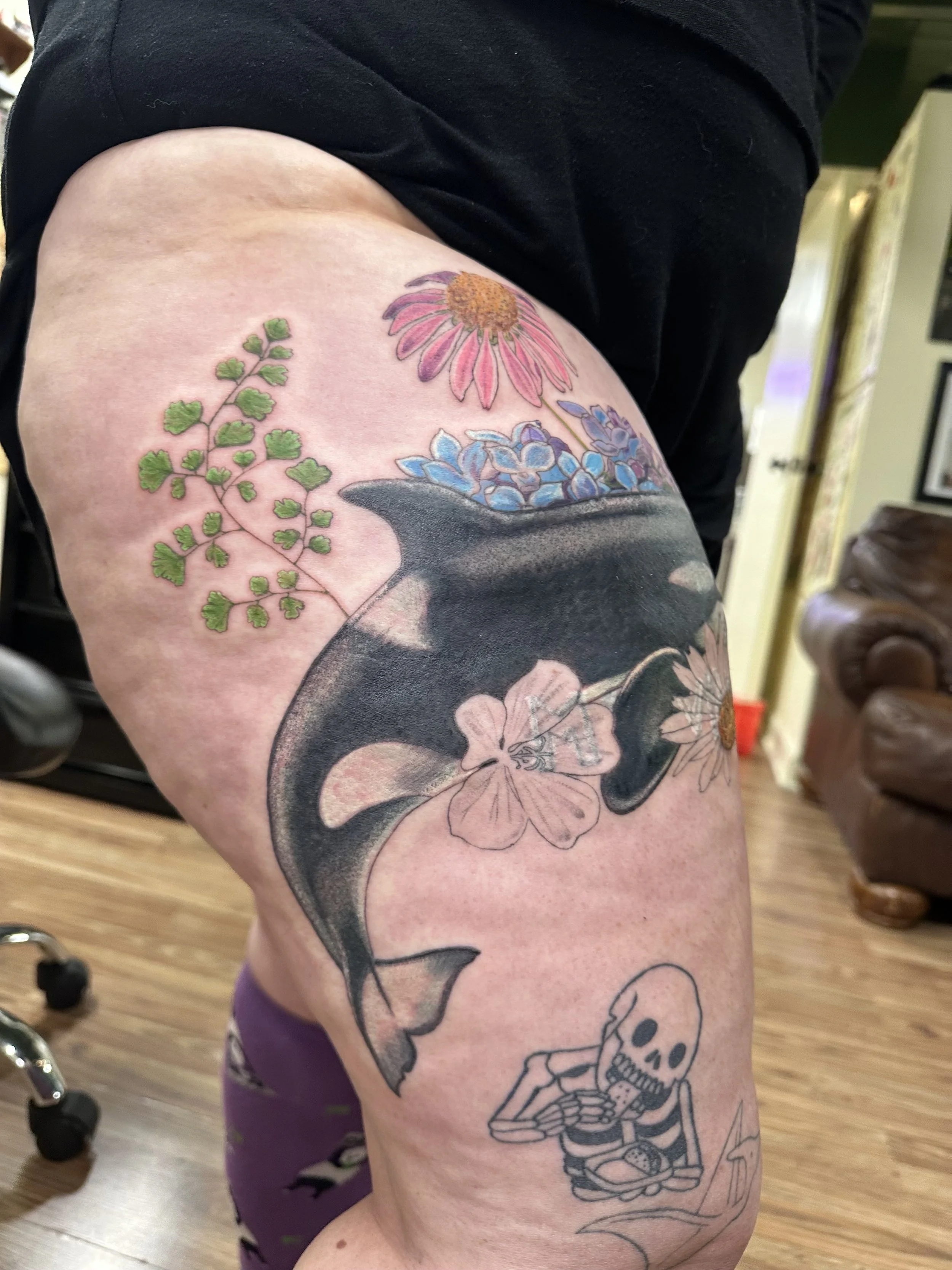 Tattoo by Elle @ellesparksstudio at Birdhouse Tattoo Portland, Oregon