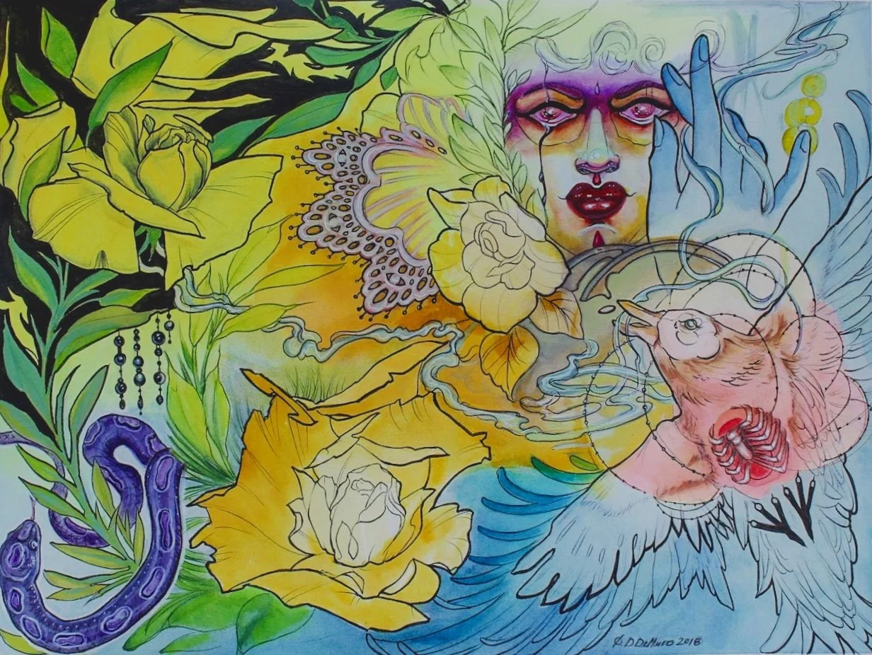 Available Flash Designs by Danielle Joy Demuro at Birdhouse Tattoo in Portland Oregon