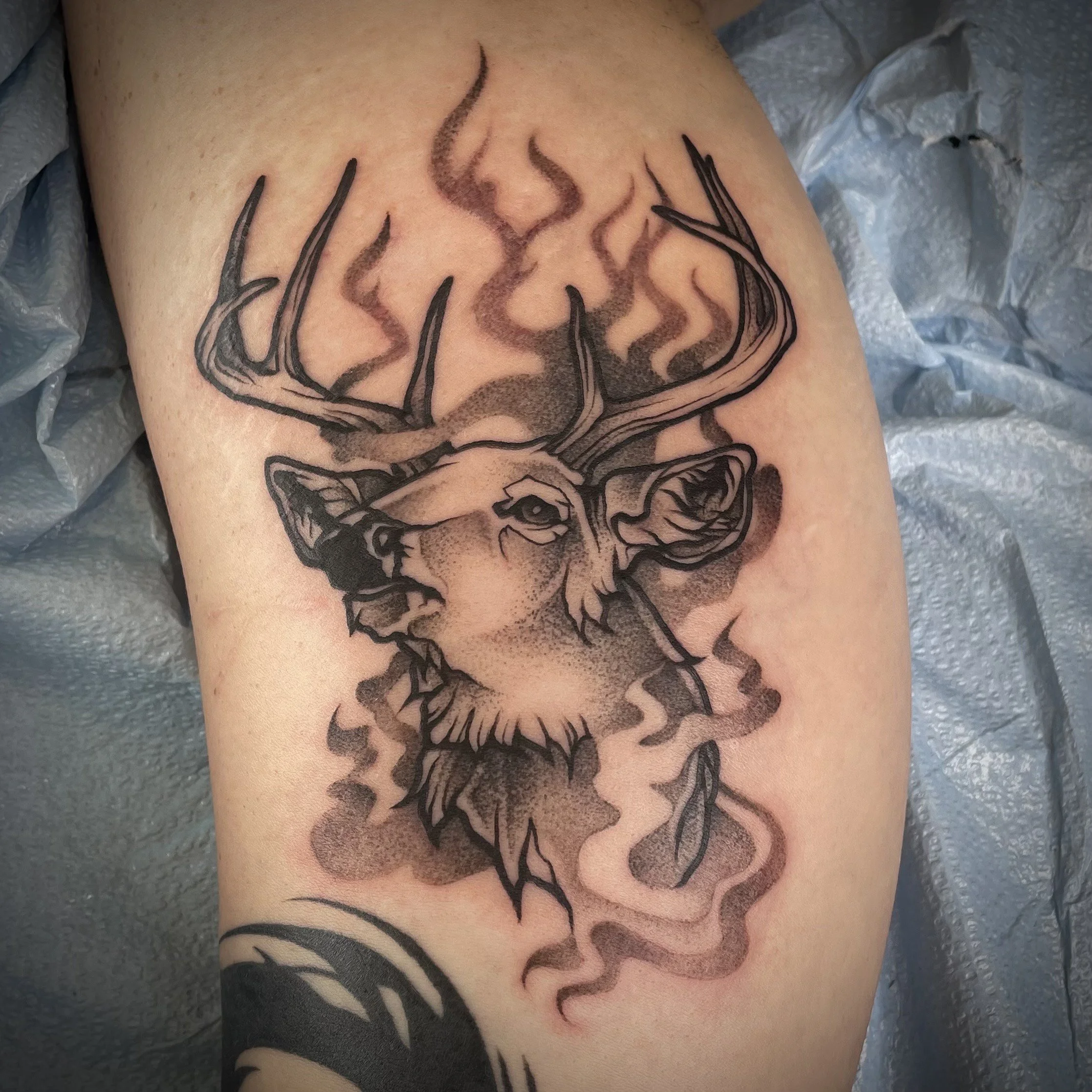 Tattoo by Brianna @darkwood.tattoos at Birdhouse Portland, Or