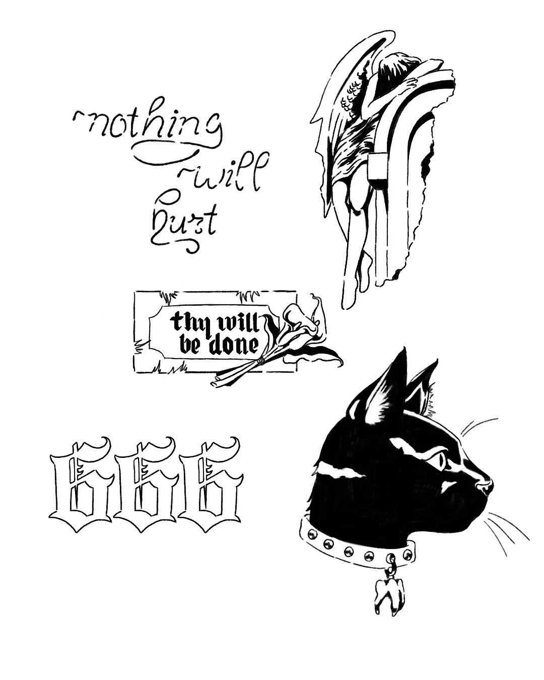 Available flash by Rae @gentlynsoftly at Birdhouse Portland, Oregon