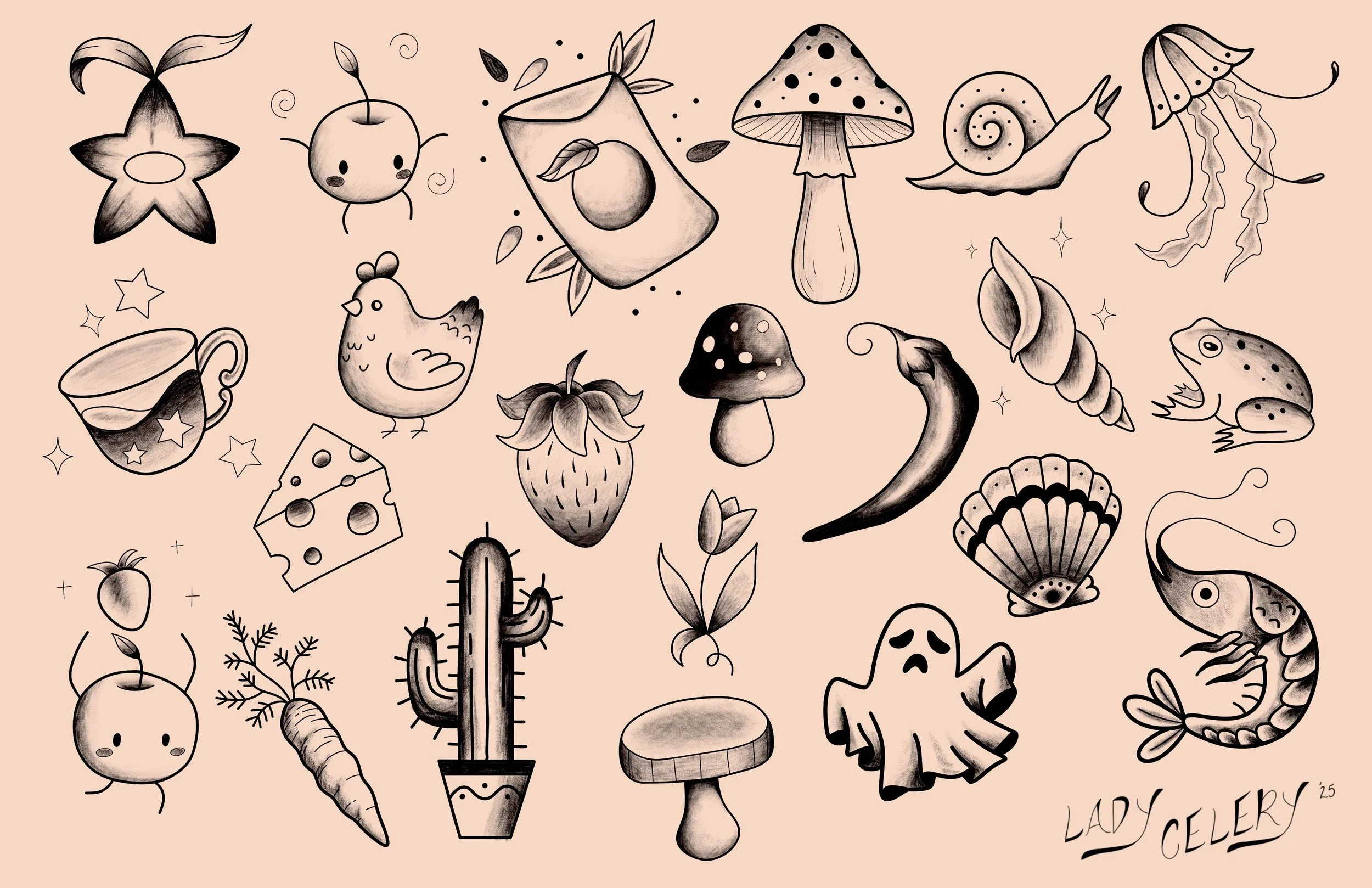 Available Flash Designs by Julia @ladycelery