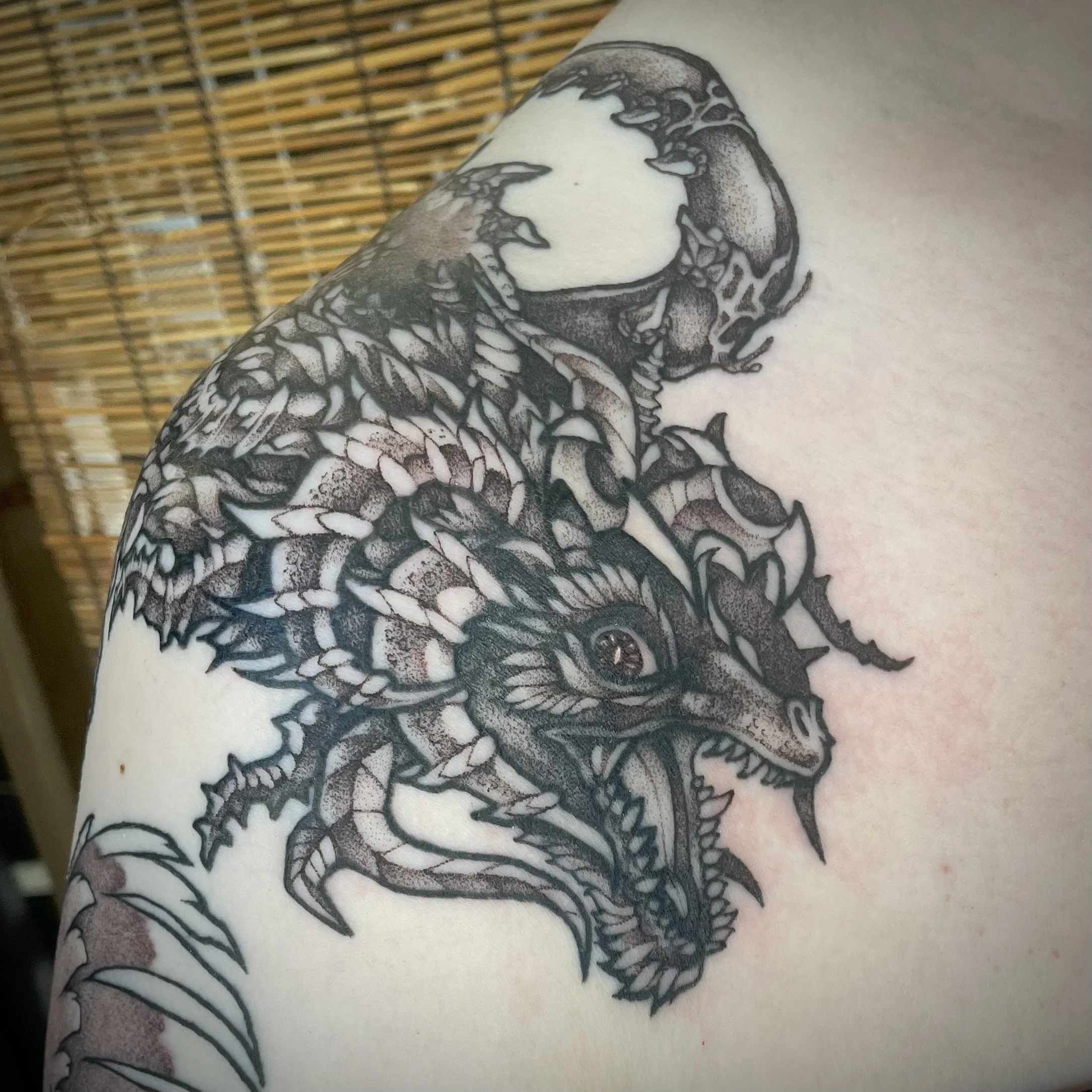 Tattoo by Brianna @darkwood.tattoos at Birdhouse Portland, Or