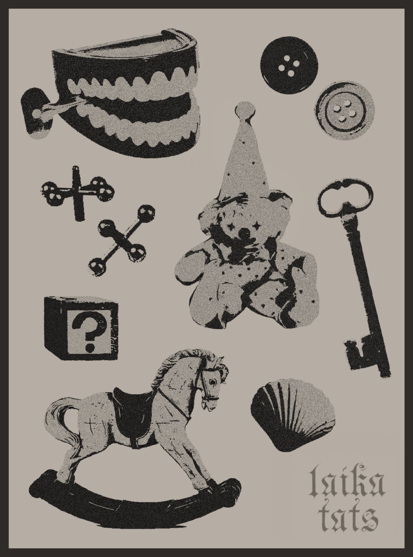 Available flash by Laika @laikatats at Birdhouse Portland, Or