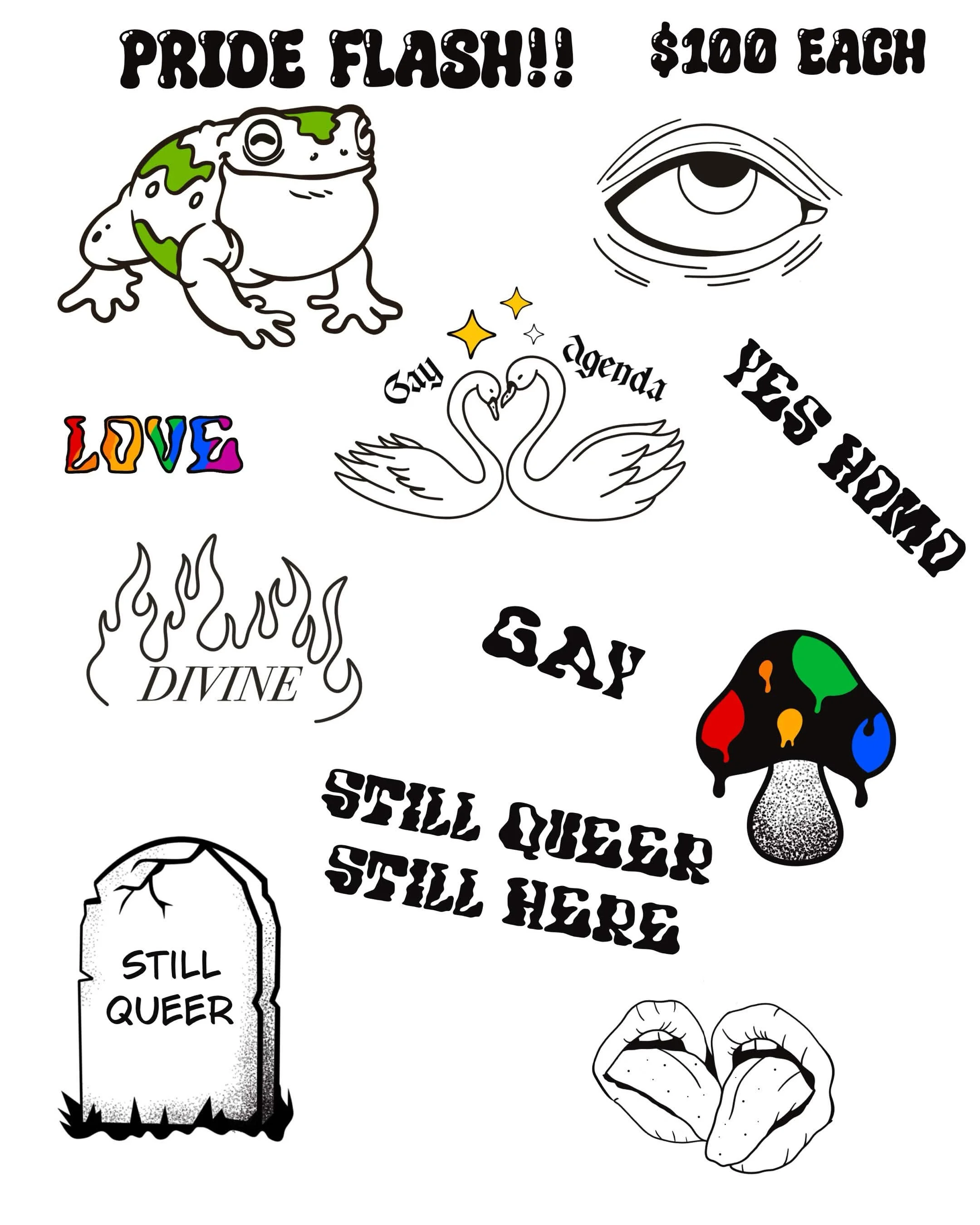 Available Flash by Liz @fatbabyalien