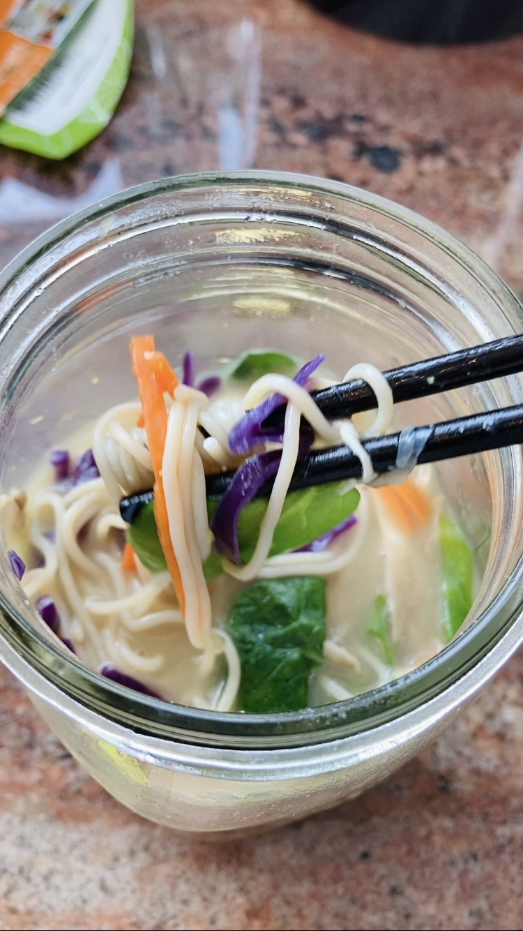 Miso Noodle Soup in a Jar Recipe