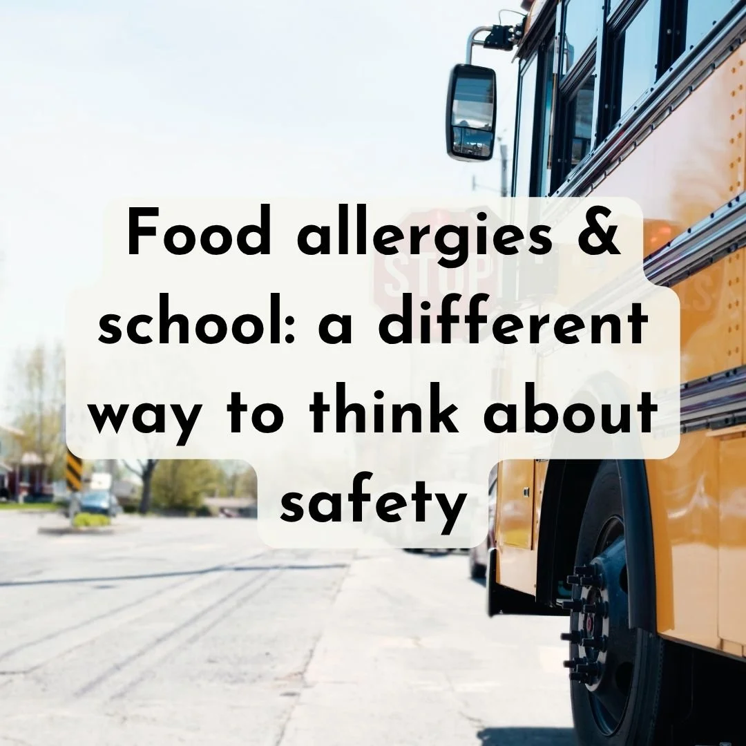 Food Allergies and School: A Different Way to Think About Safety