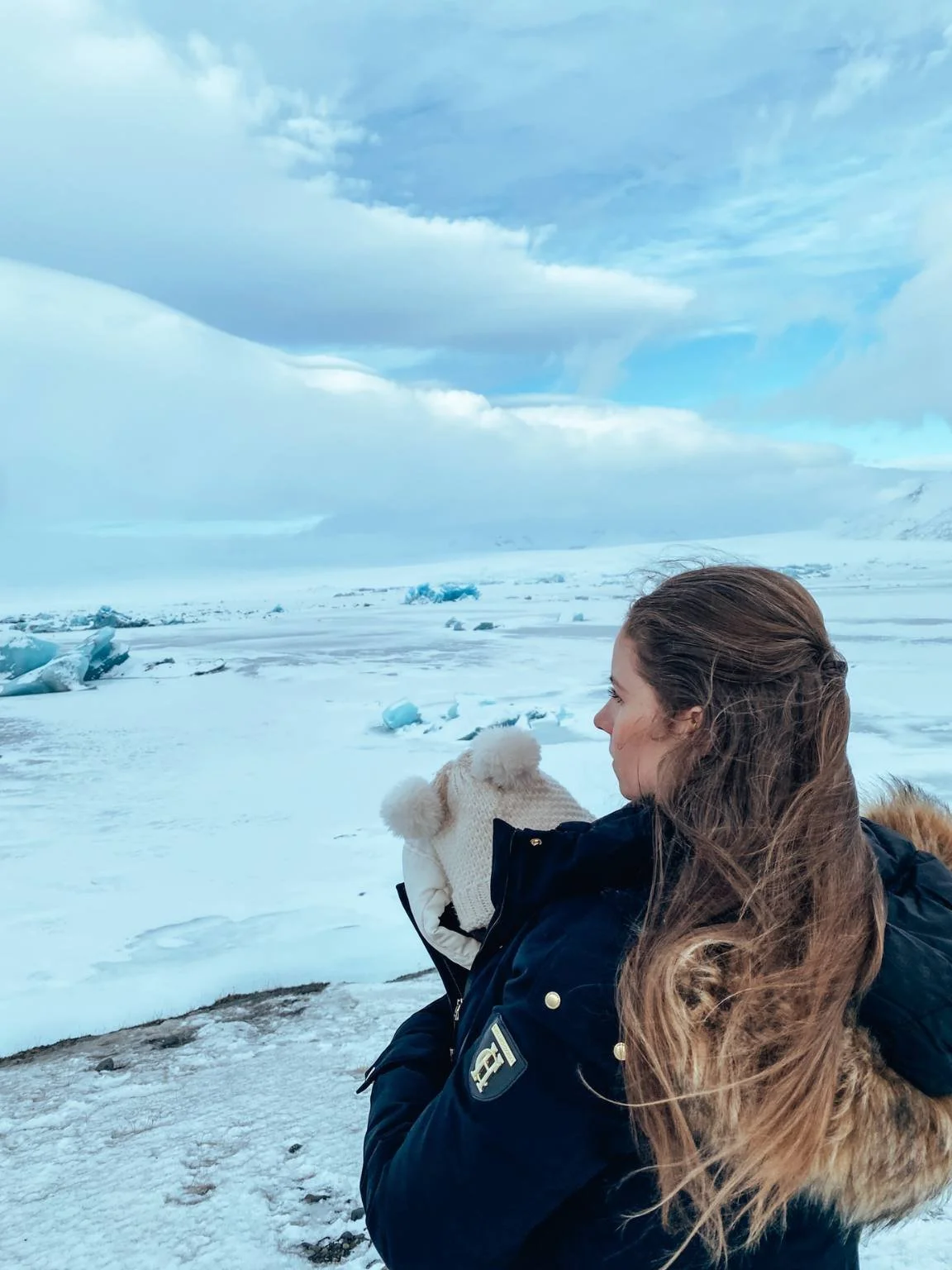 island mit kleinkind