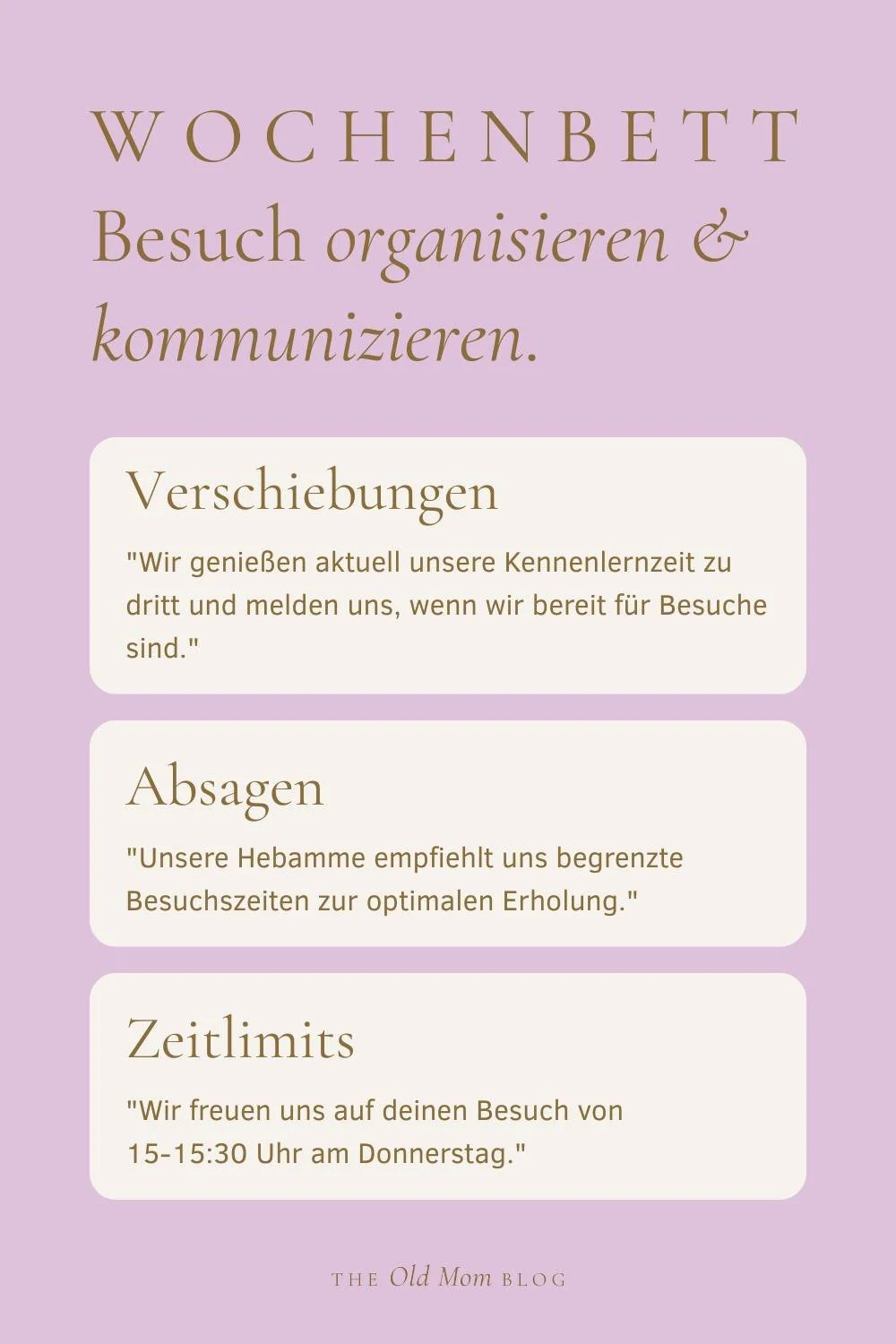 wochenbett besuch absagen