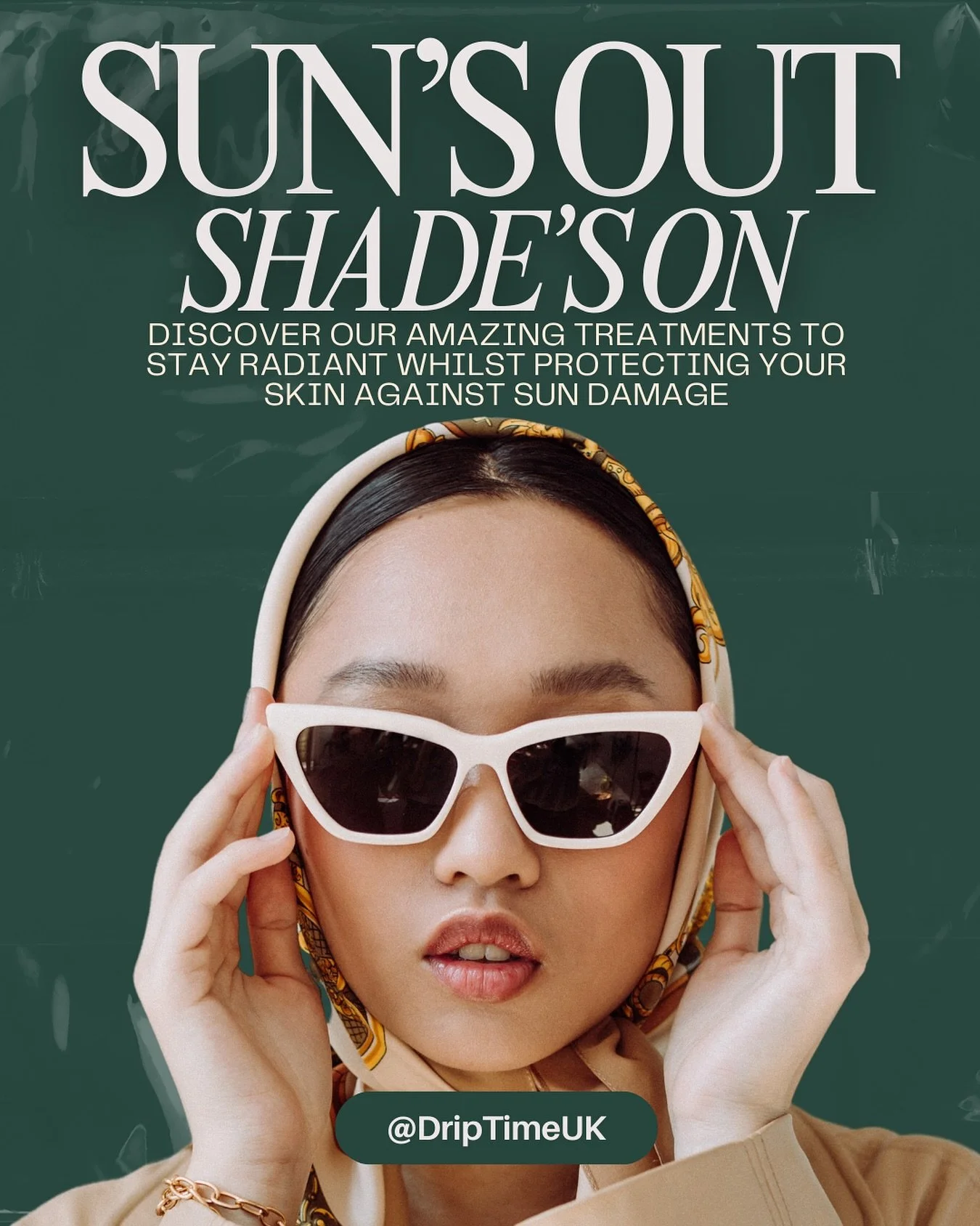 ☀️ Spring &amp; Summer Glow Starts with Protection! ☀️
As the sun gets stronger, so should your skin defense. UV rays can cause premature aging, dark spots, and long-term damage&mdash;but we&rsquo;ve got you covered!

Protect your skin this season wi