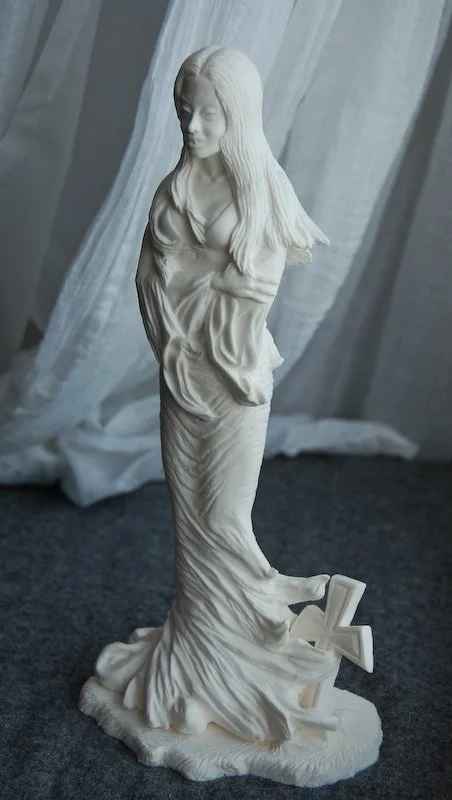 Cindy the Vampire - 1/6 scale fantasy character, Super Sculpey, resin cast and painted, garage kit production