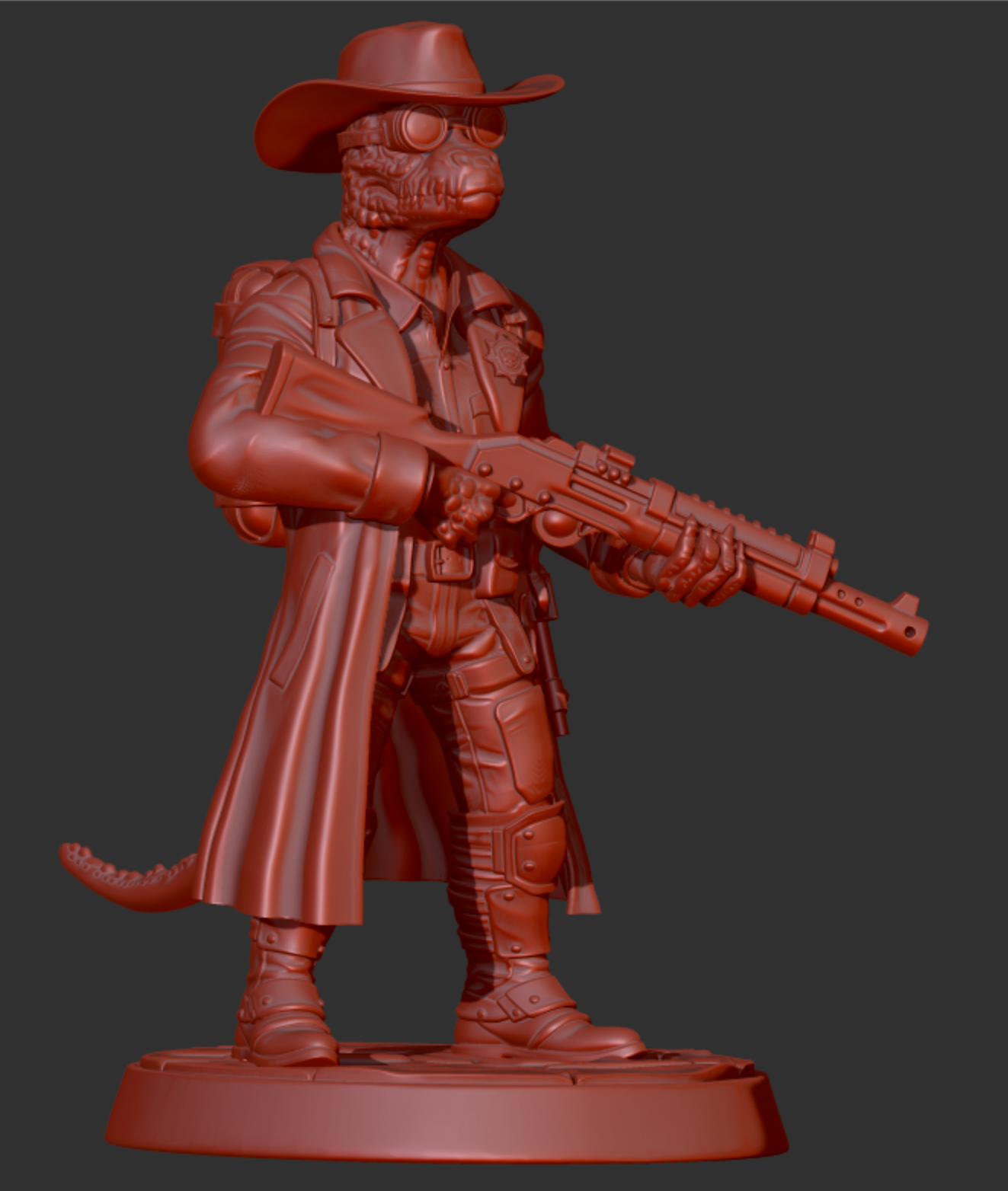 Erp - 32mm tabletop miniature, original character, Nomad/ZBrush Sculpt