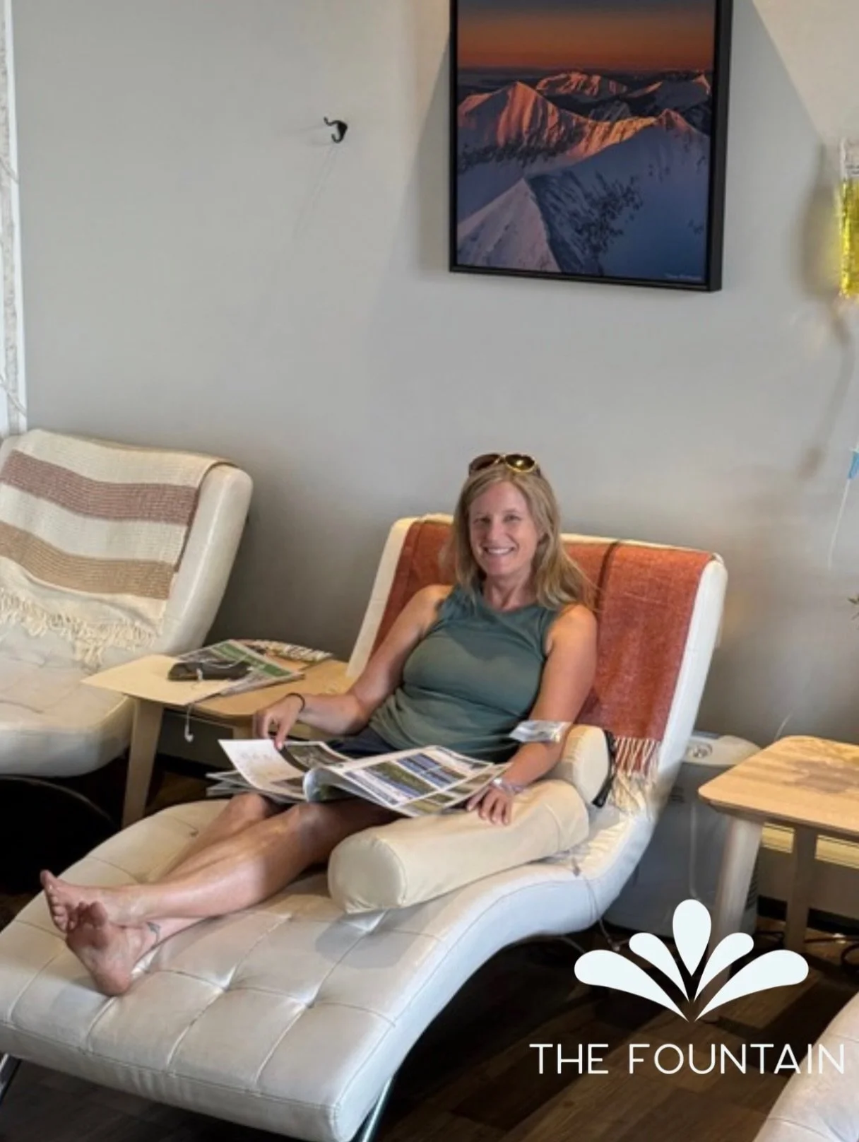 Taking care of those who spend their days serving others.

We are always honored to welcome when the people behind local non profits stop by the Fountain CB. This weekend is the Living Journeys weekend.  Executive Director @julesreid8 stopped by for 