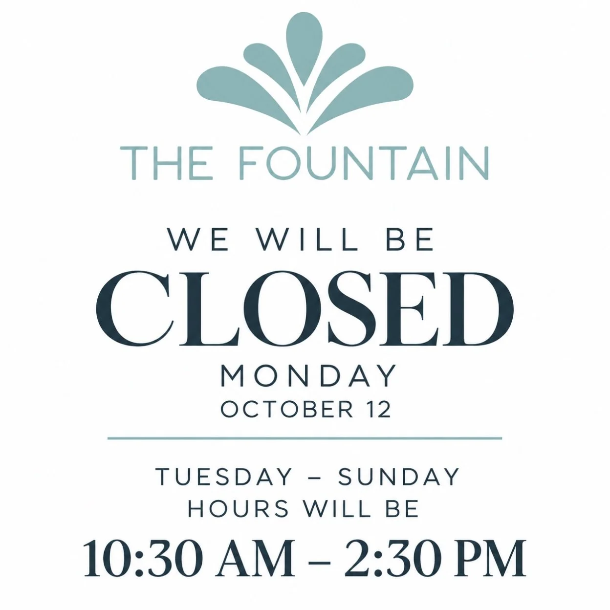 Happy Fall Break, Crested Butte. Here is an update on our hours for this week!
Enjoy some time away or come see us if you're in town!

#thefountaincb #crestedbutte