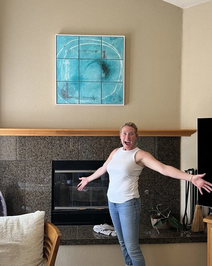 &ldquo;In The Beginning&rdquo; found a new home in Davis. Jessica&rsquo;s Mother&rsquo;s Day gift from her hubby, Justin!