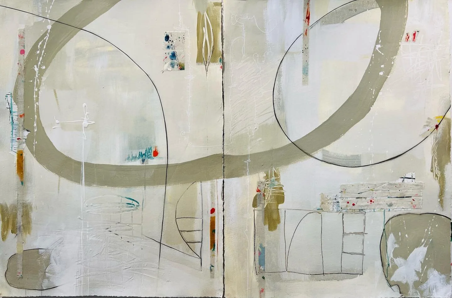 &ldquo;Sandstorm&rdquo; Diptych