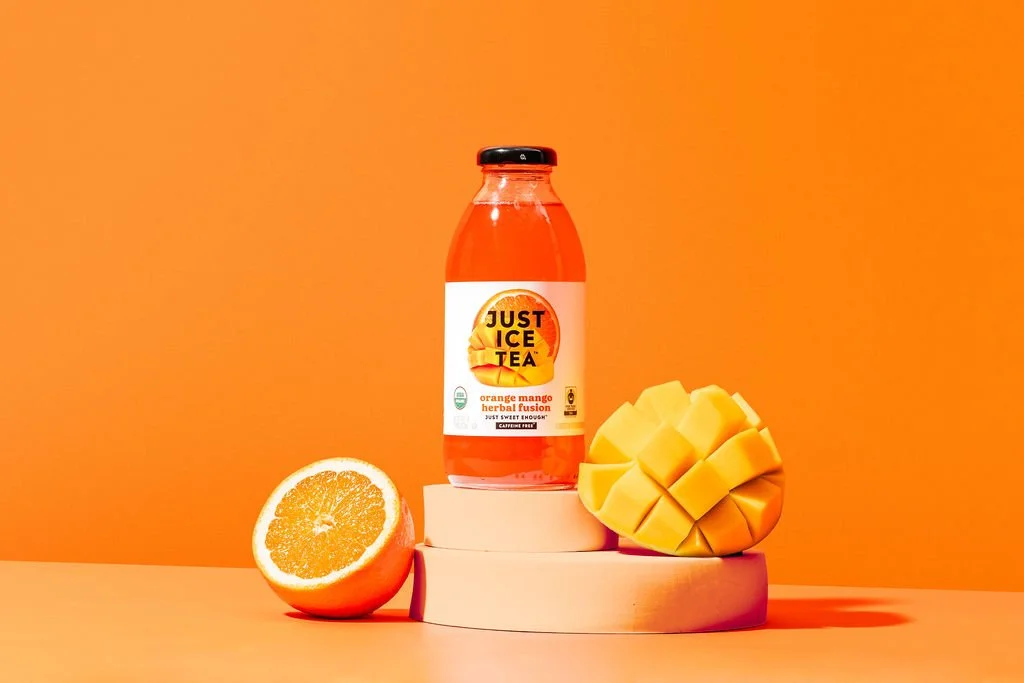 A studio image of a beverage for product photography