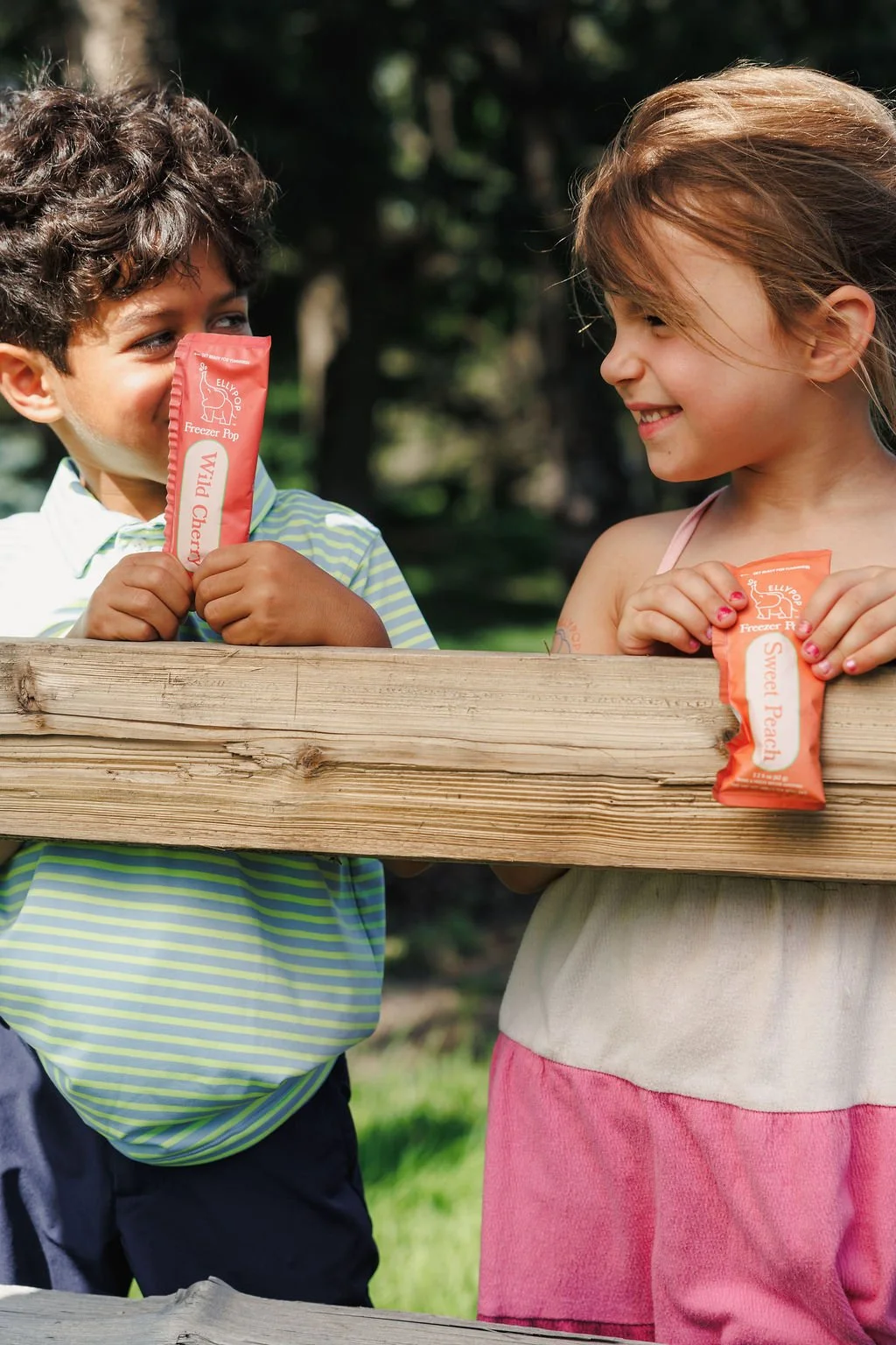 Lifestyle product photography for a popsicle brand