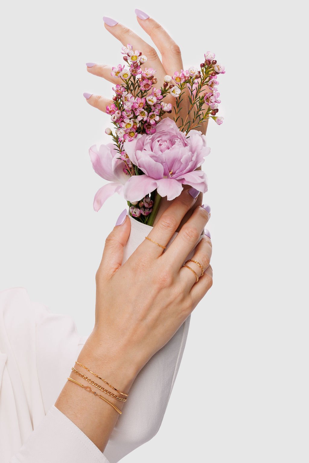 Product photos by a product photographer for a jewelry brand