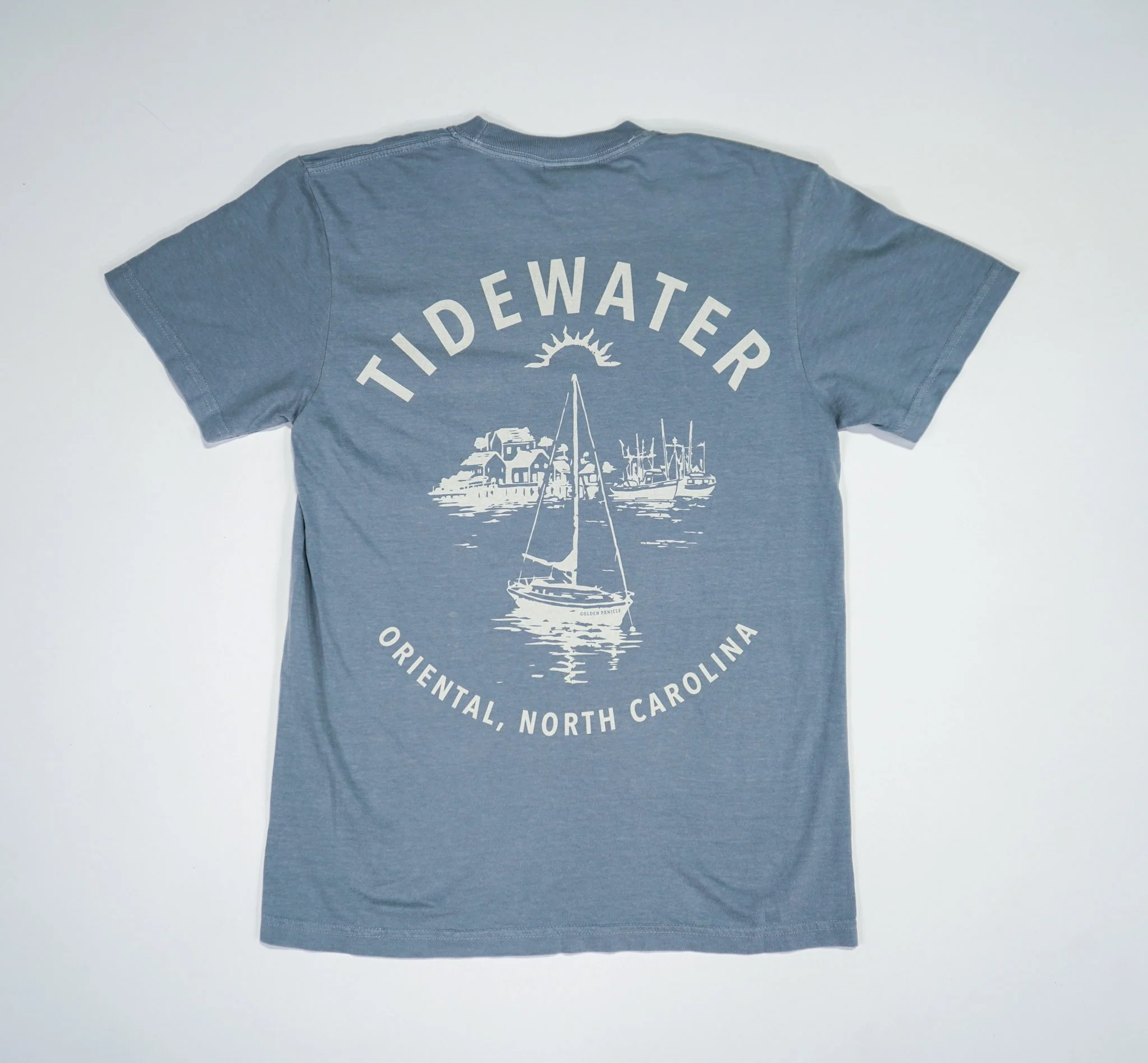 Light Blue gray ORIENTAL, NC Tee