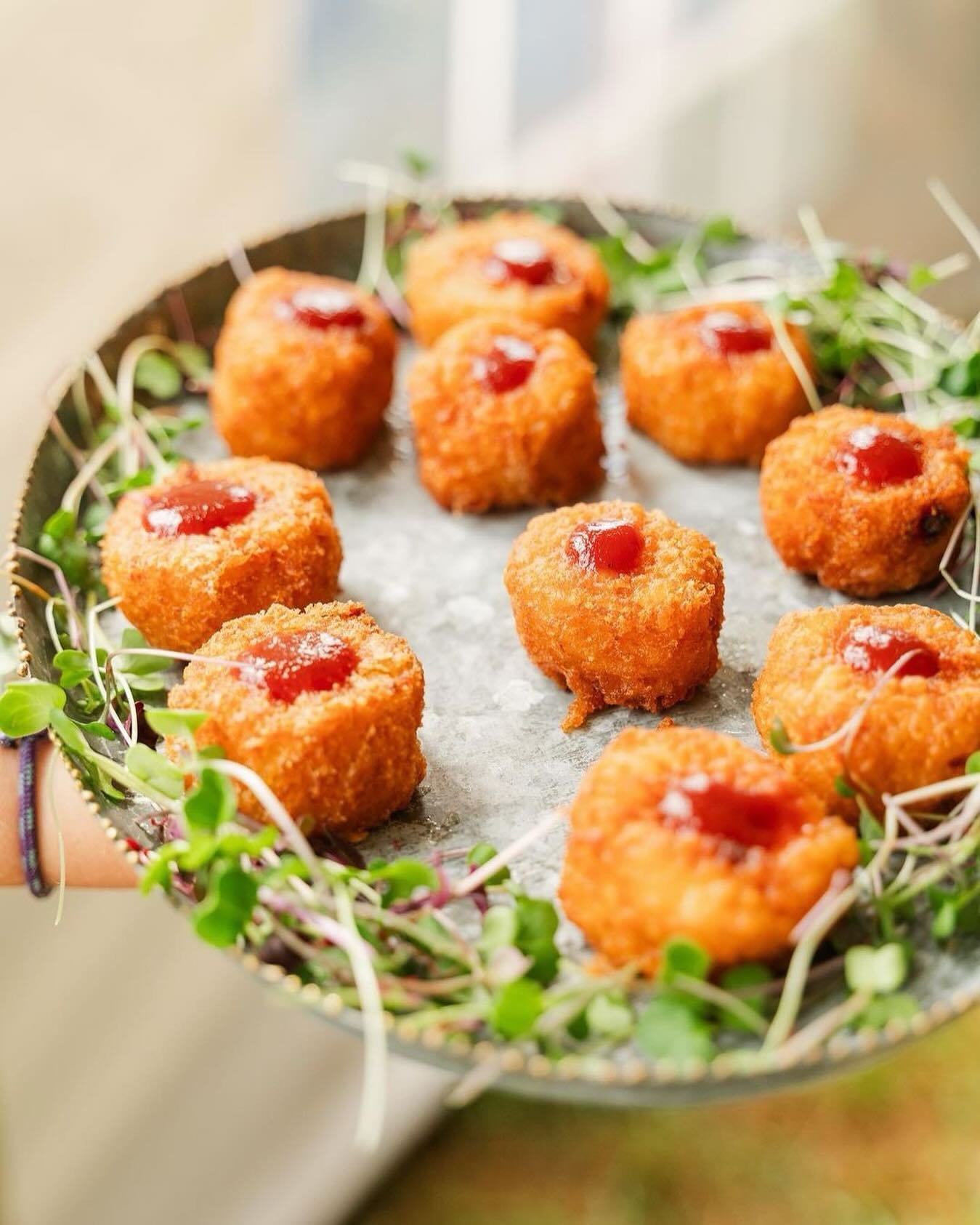 We loved being a part of the 2023 Dinner in the Gap! 
Here we are as a part of the appetizer course in the shape of Pimento Cheese Arrancini from last years event.
⤵️ 
We suggest you &ldquo;Save the Date&rdquo; and &ldquo;Mark Your Calendars Now&rdqu