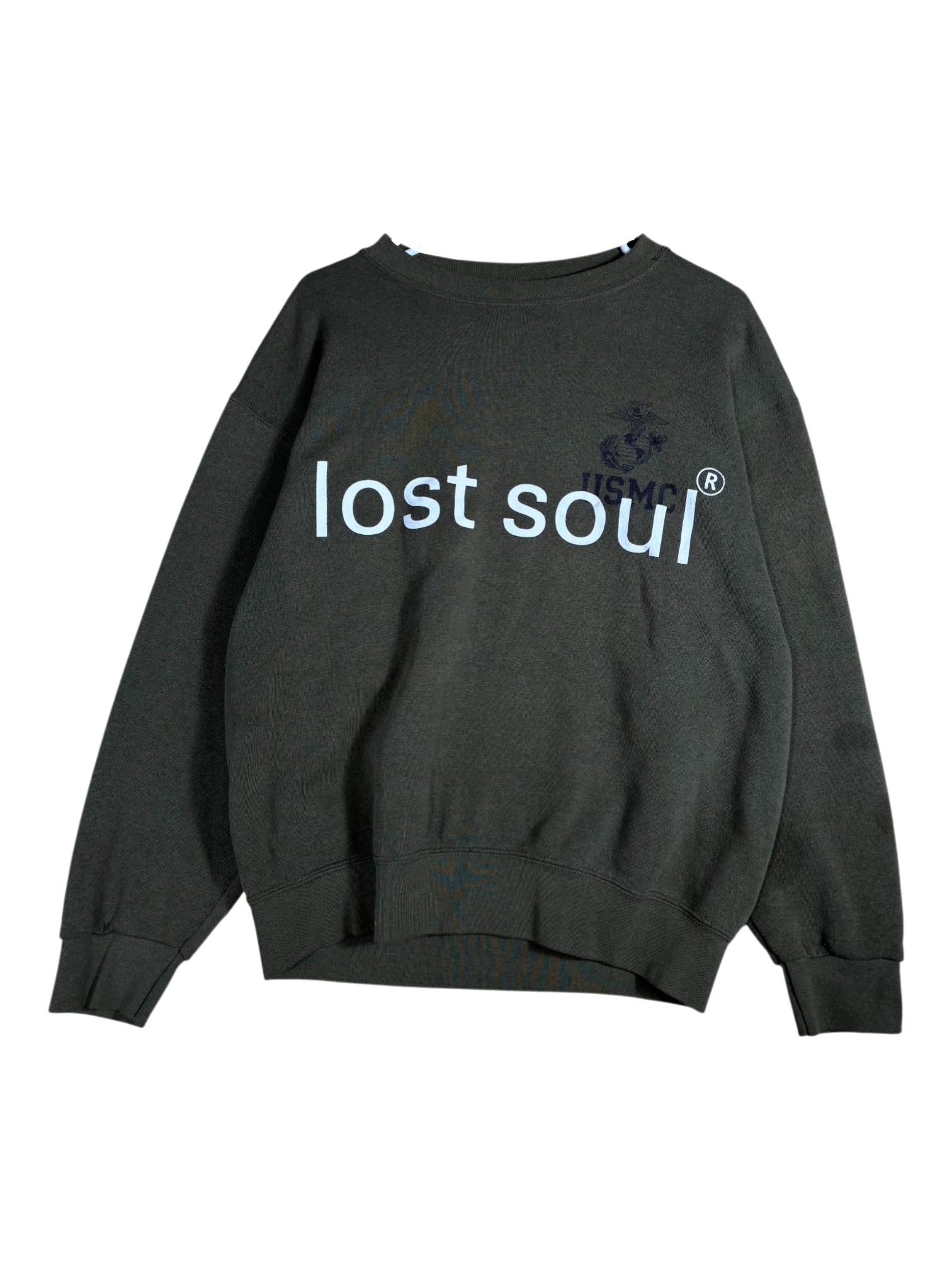 lost soul® 90s usmc sweatshirt / MEDIUM