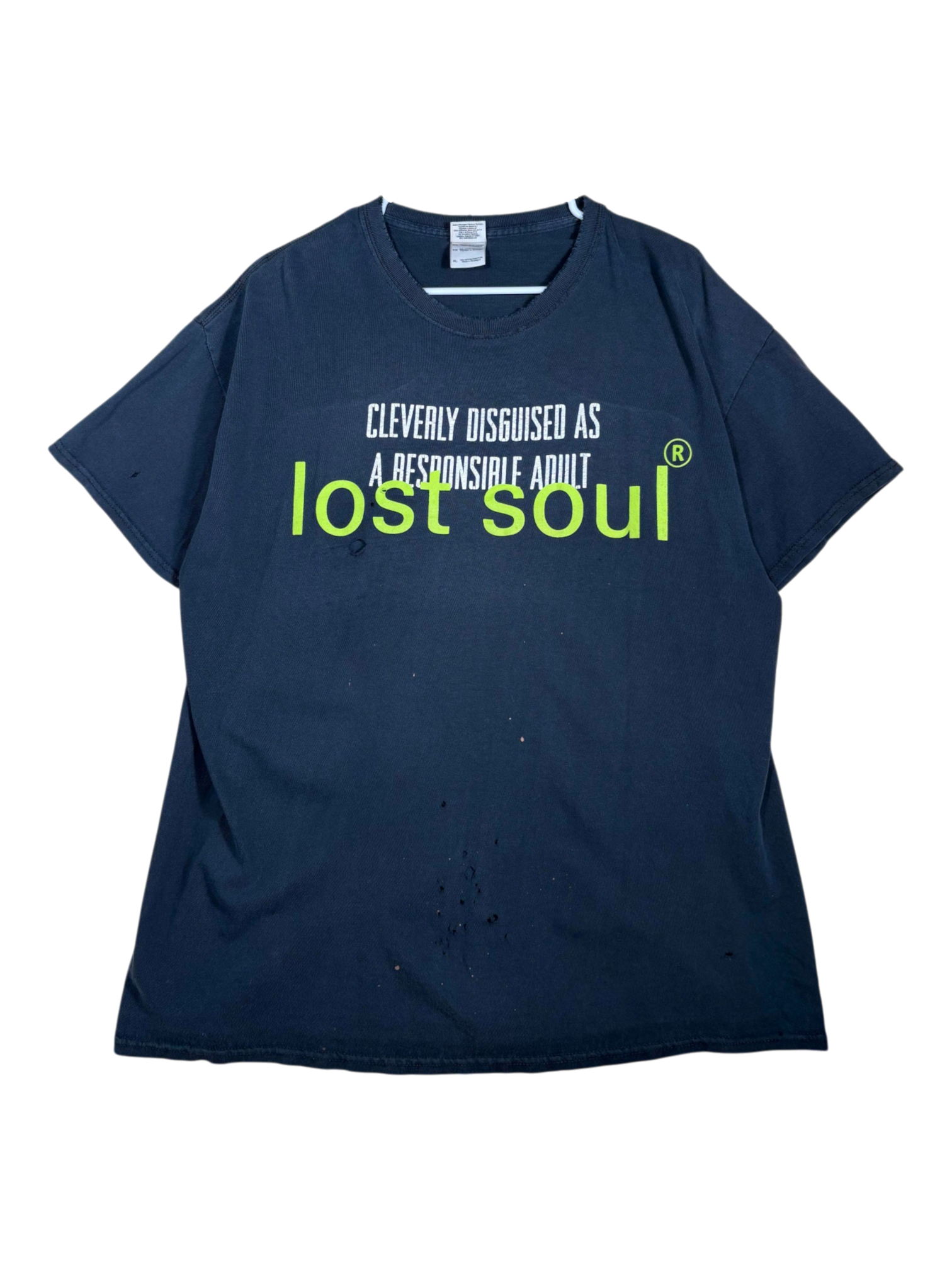 lost soul® 90s cleverly disguised as an adult tee / MEDIUM
