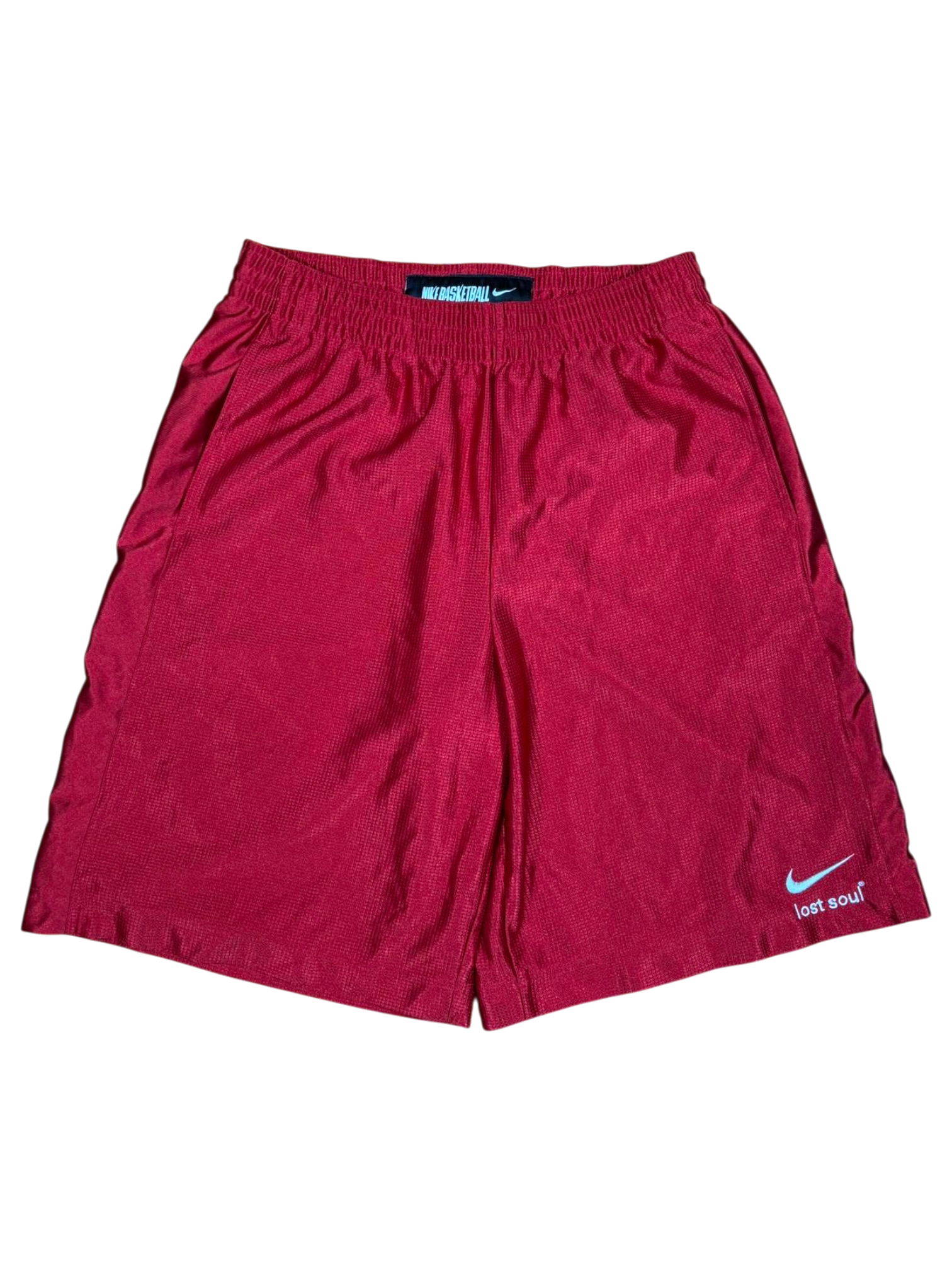 lost soul® Nike reworked shorts (red)