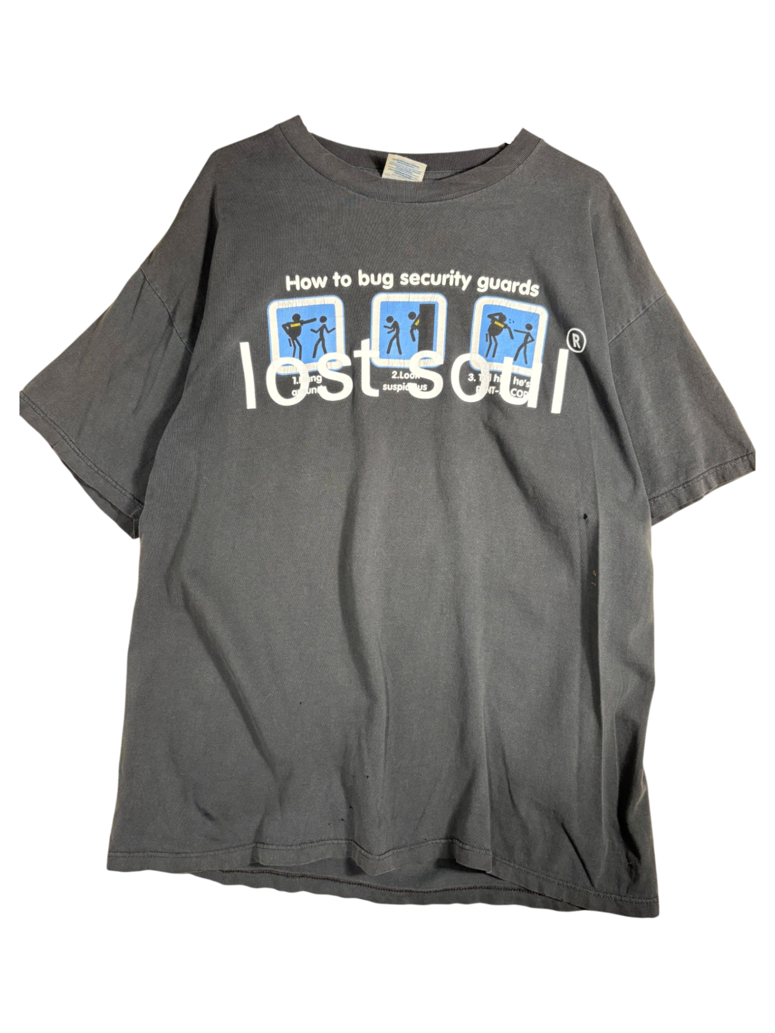 lost soul® 90s how to bug security guards / LARGE