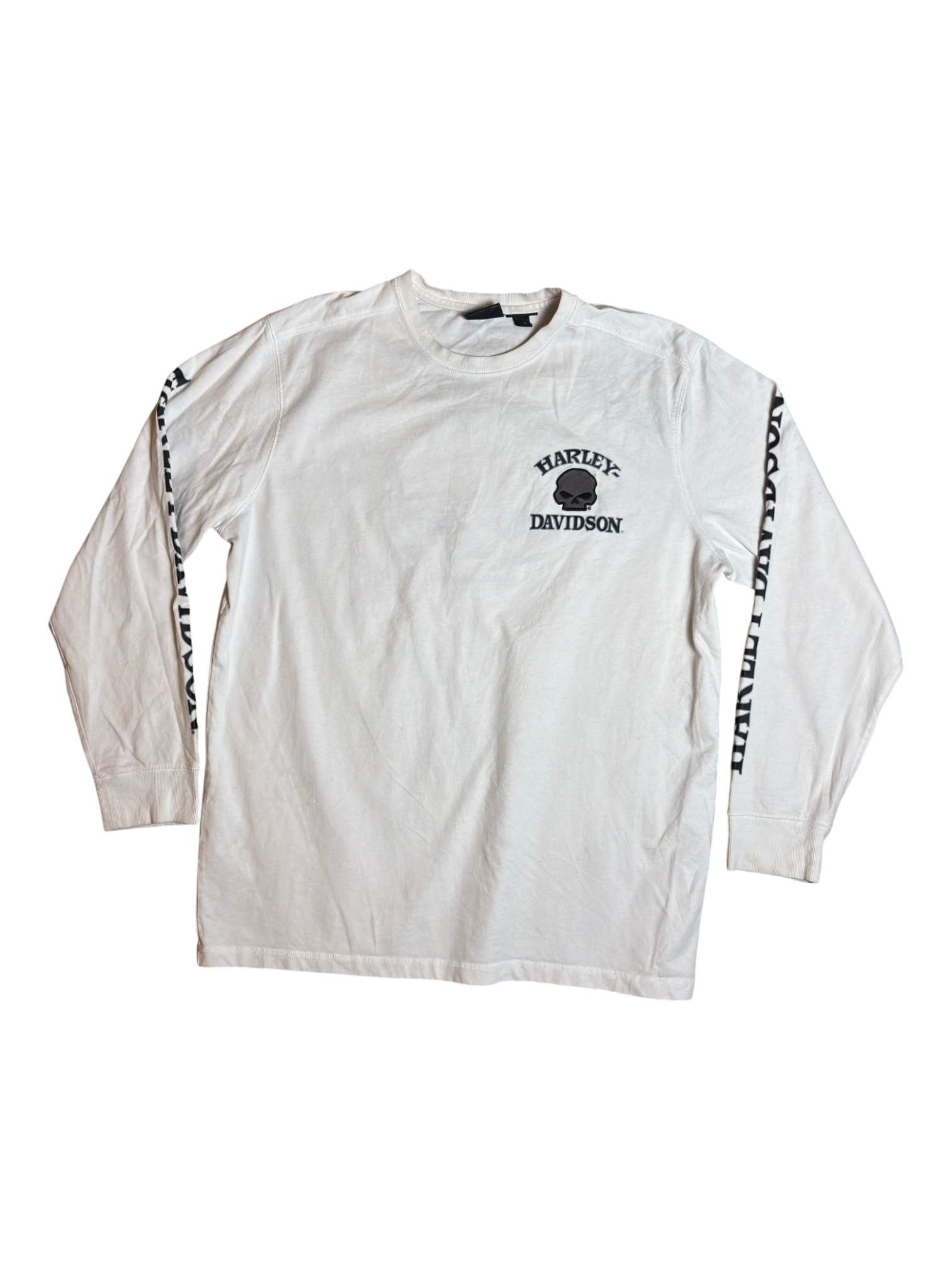 90s Willie G Skull Harley Davidson Long sleeve / XL