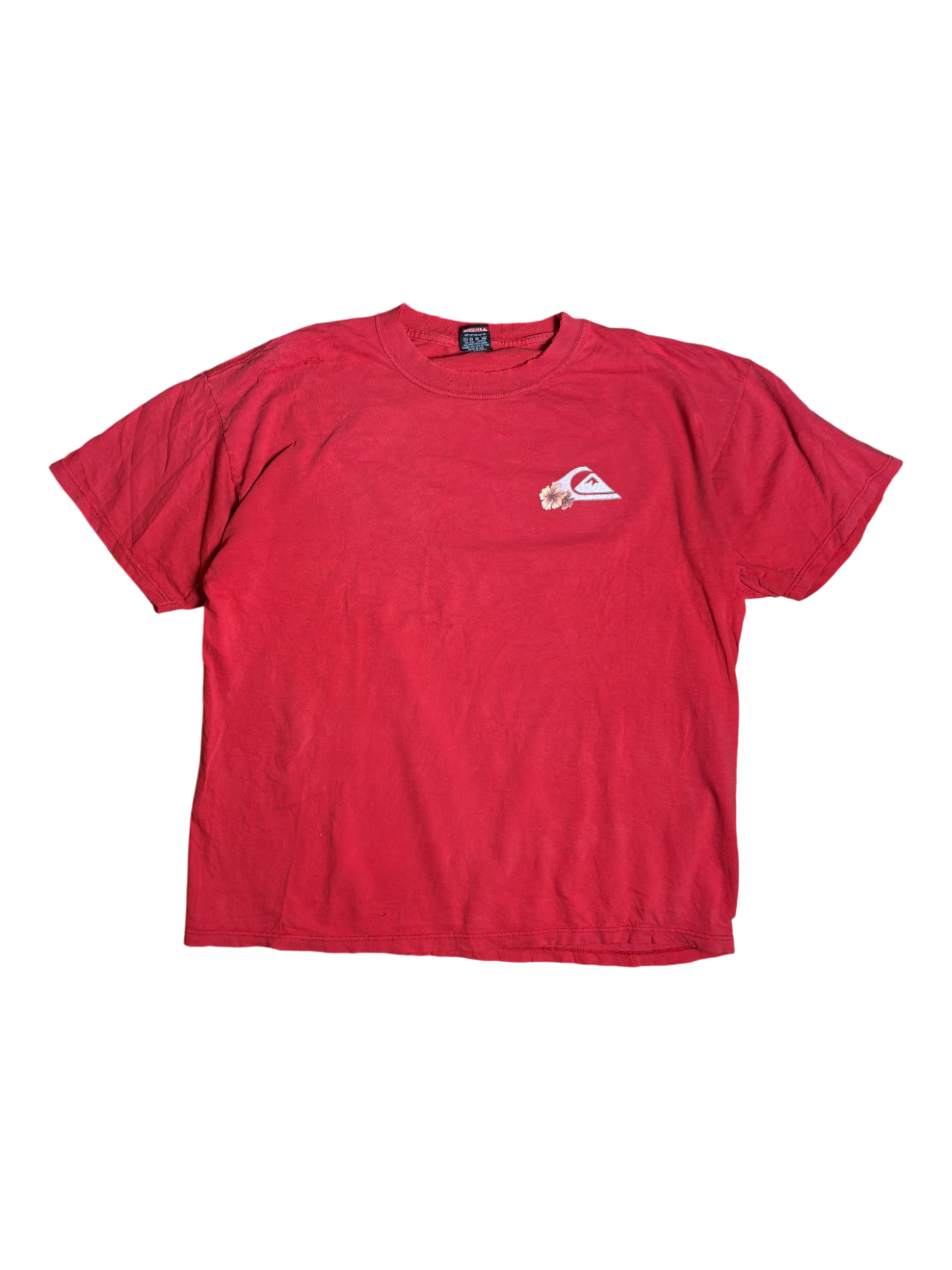 00s Quiksilver Red Tee / L