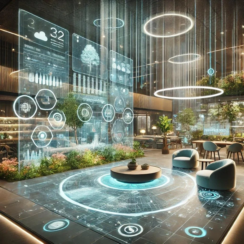 Hybrid Physical Digital Spaces for Enhanced Sustainability and Wellbeing