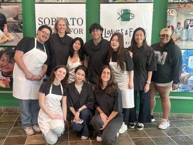 Billington volunteers at Loaves and Fishes!